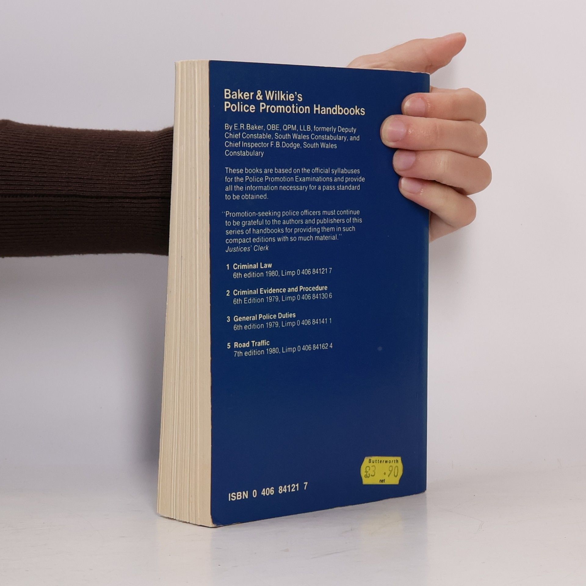 Edward Ronald Baker Police Promotion Handbooks - 1: Criminal Law