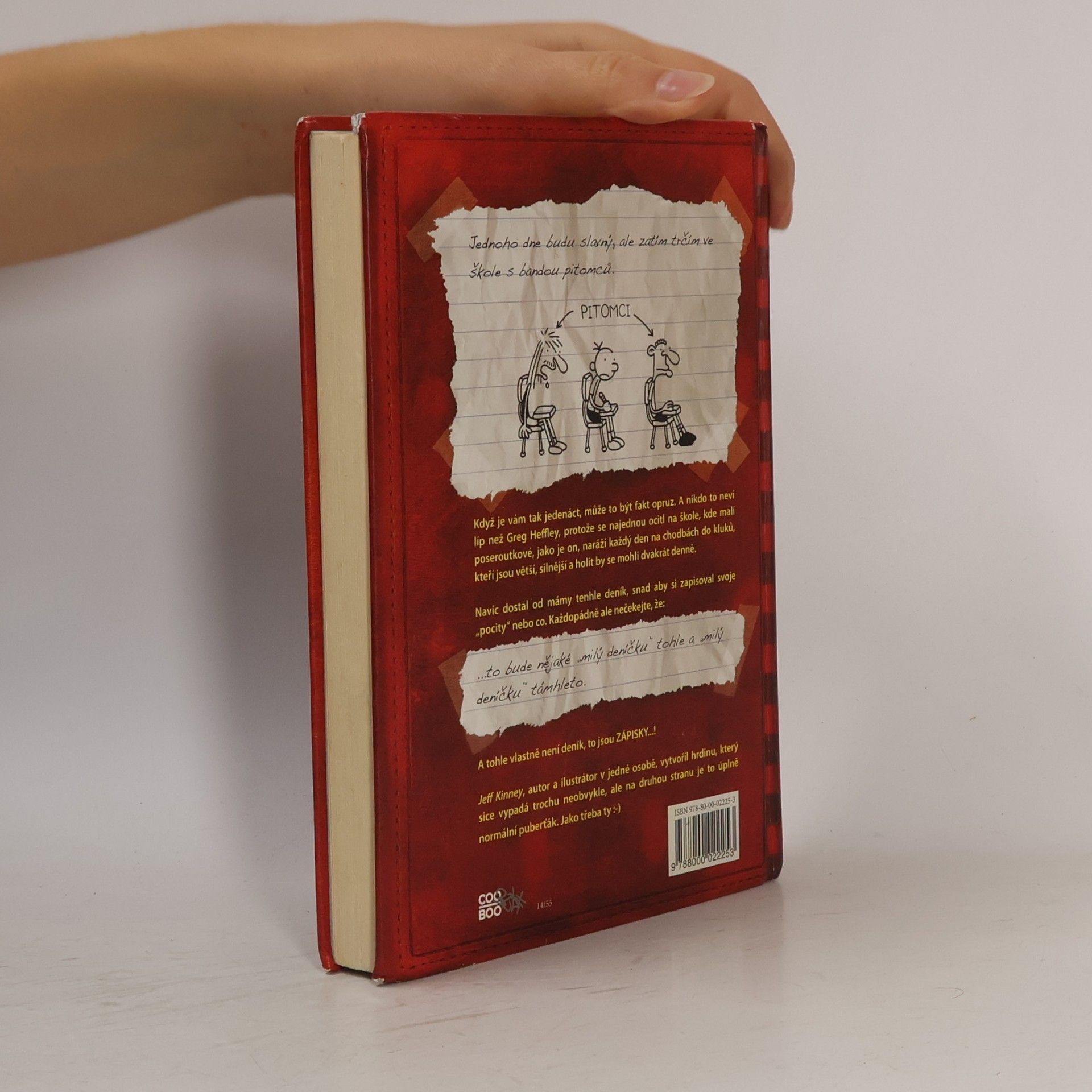 Jeff Kinney Deník malého poseroutky 1