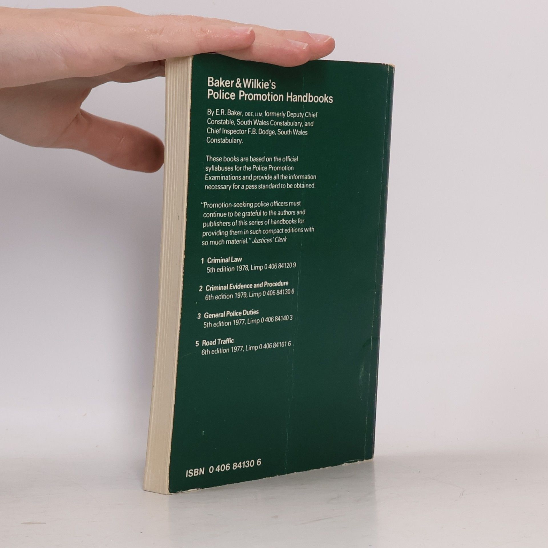 Edward Ronald Baker Baker & Wilkie's Police Promotion Handbooks - 2: Criminal Evidence And Procedure