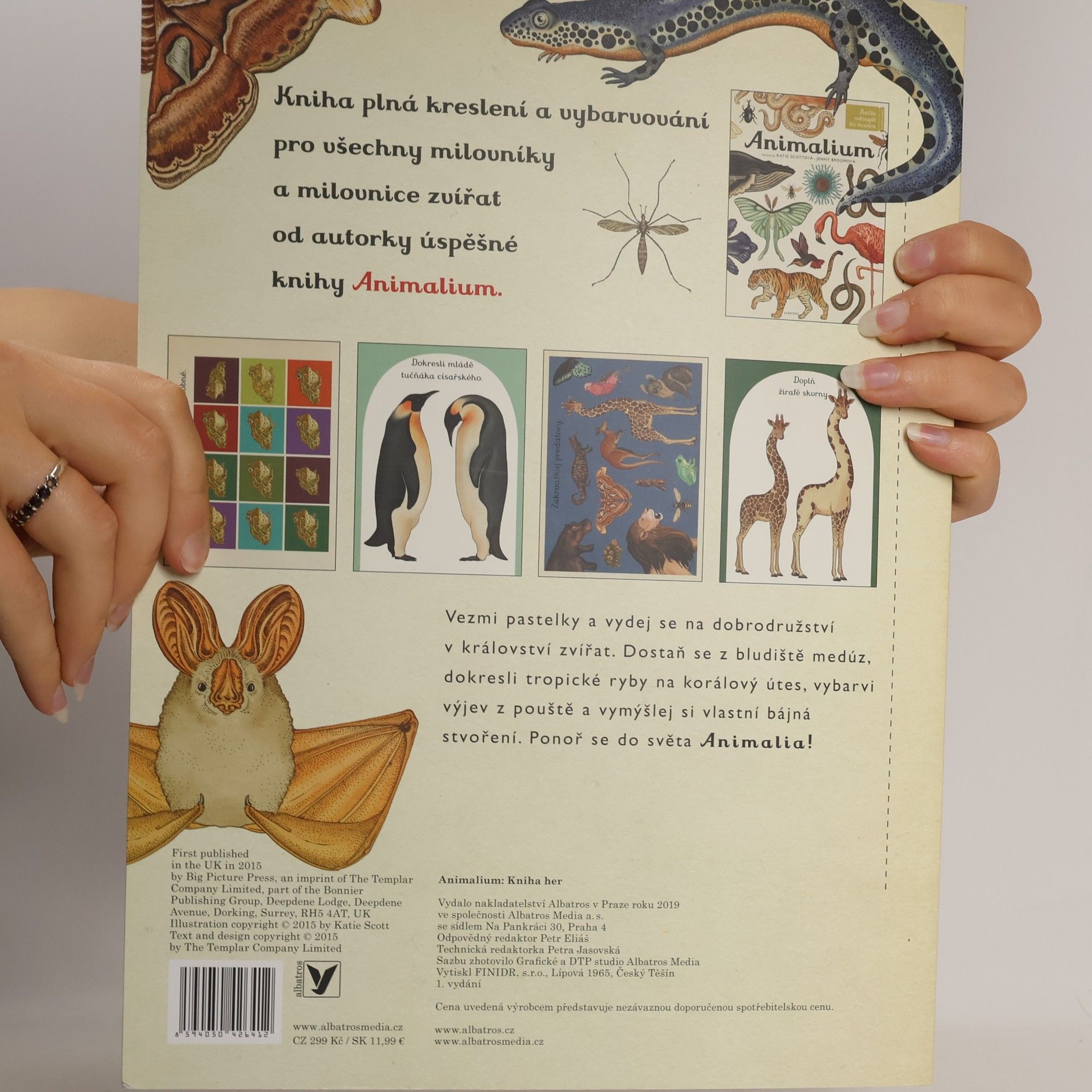 Katie Scott Animalium. Kniha her