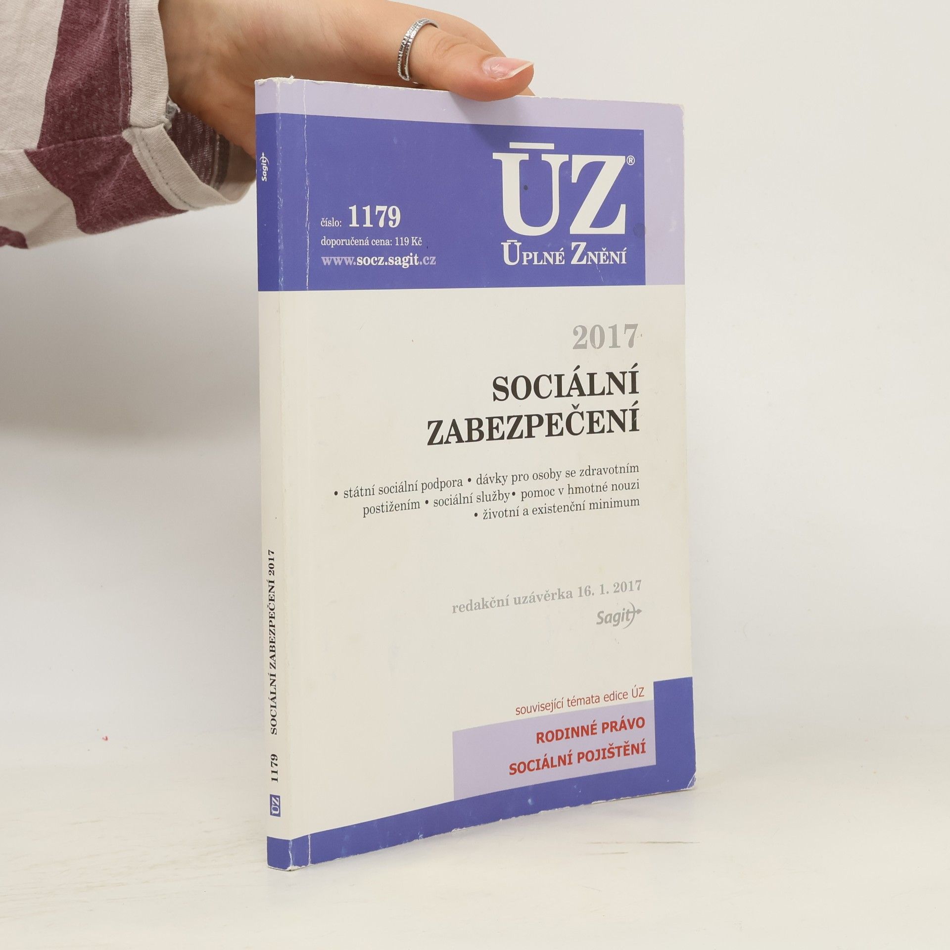 Autorenkollektiv Sociální zabezpečení (ÚZ 2017 č. 1179)