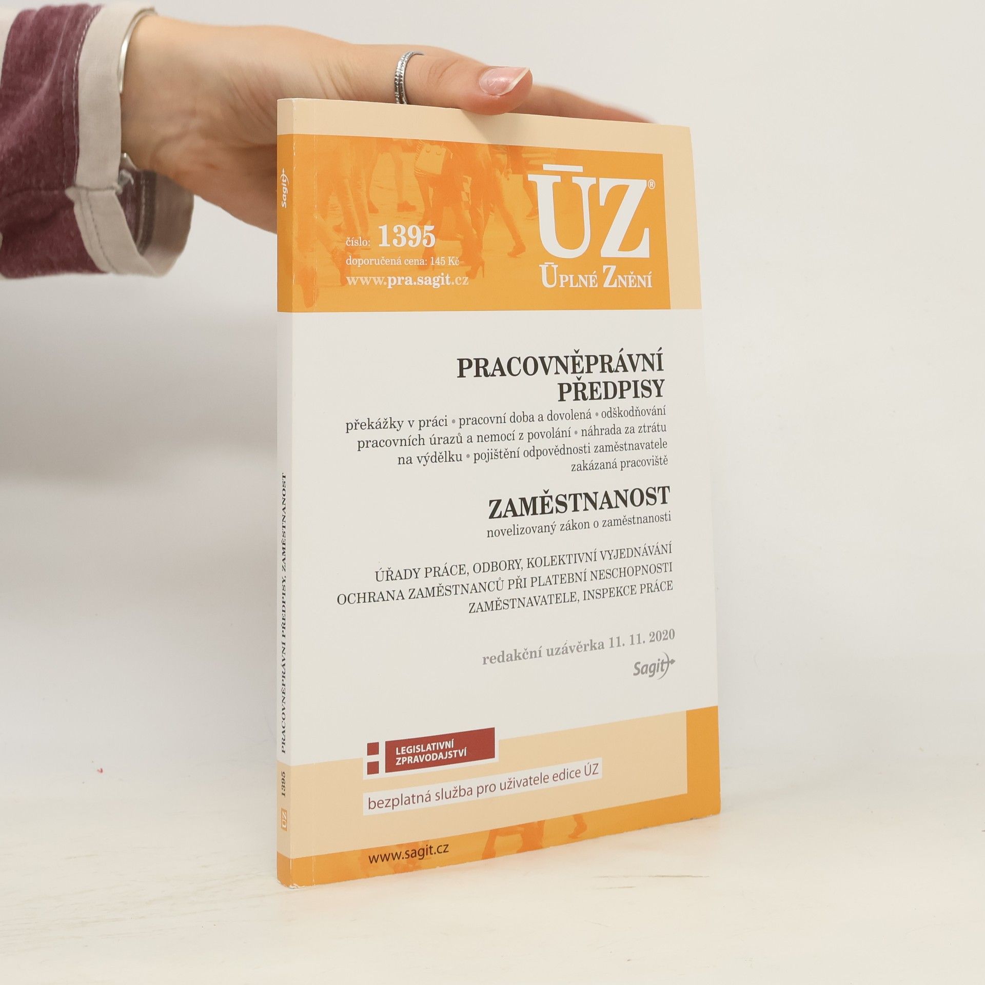 Autorenkollektiv Pracovněprávní předpisy ; Zaměstnanost [ÚZ 2020 č. 1395]
