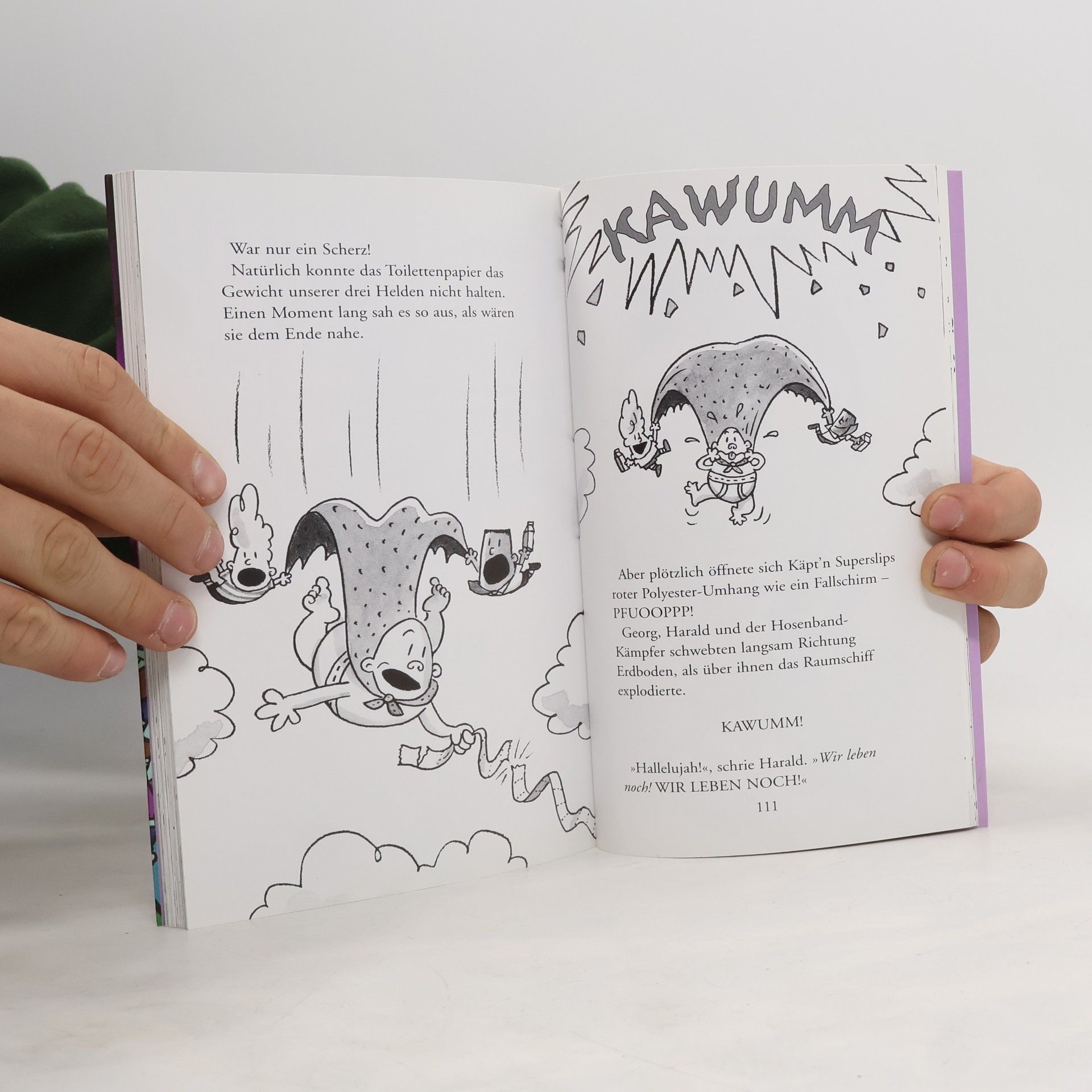 Dav Pilkey Käpt'n Superslip und die Invasion der unglaublich frechen Kantinen-Ladys aus dem Weltall