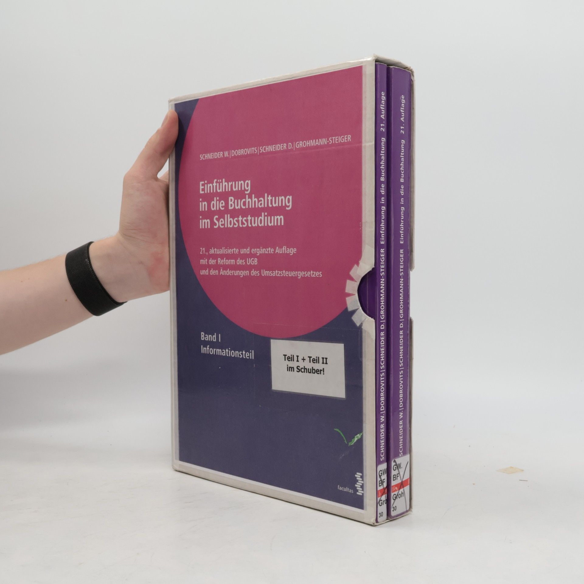 Einführung in die Buchhaltung im Selbststudium Teil I.+Teil II. im Schuber