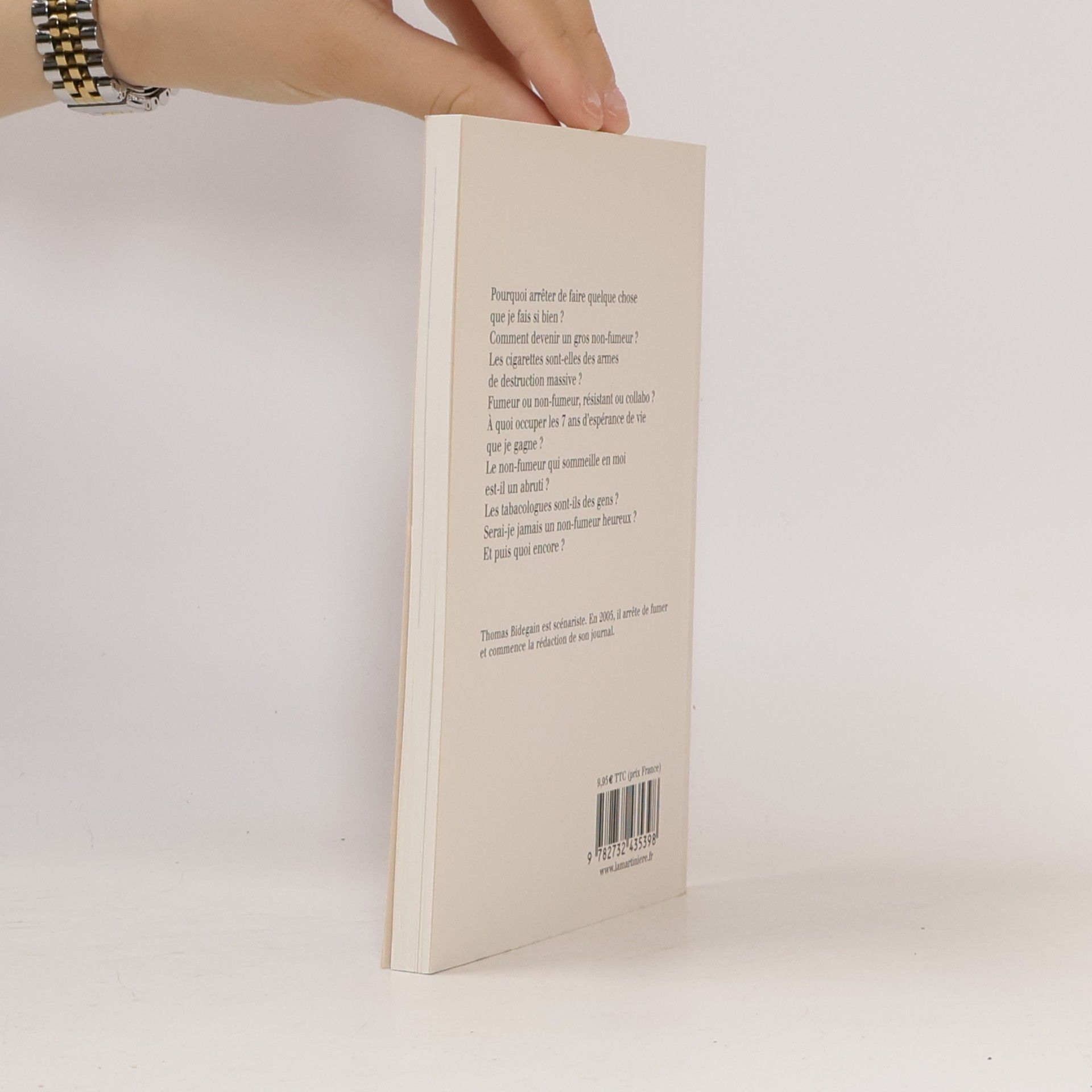 Thomas Bidegain Arrêter de fumer tue