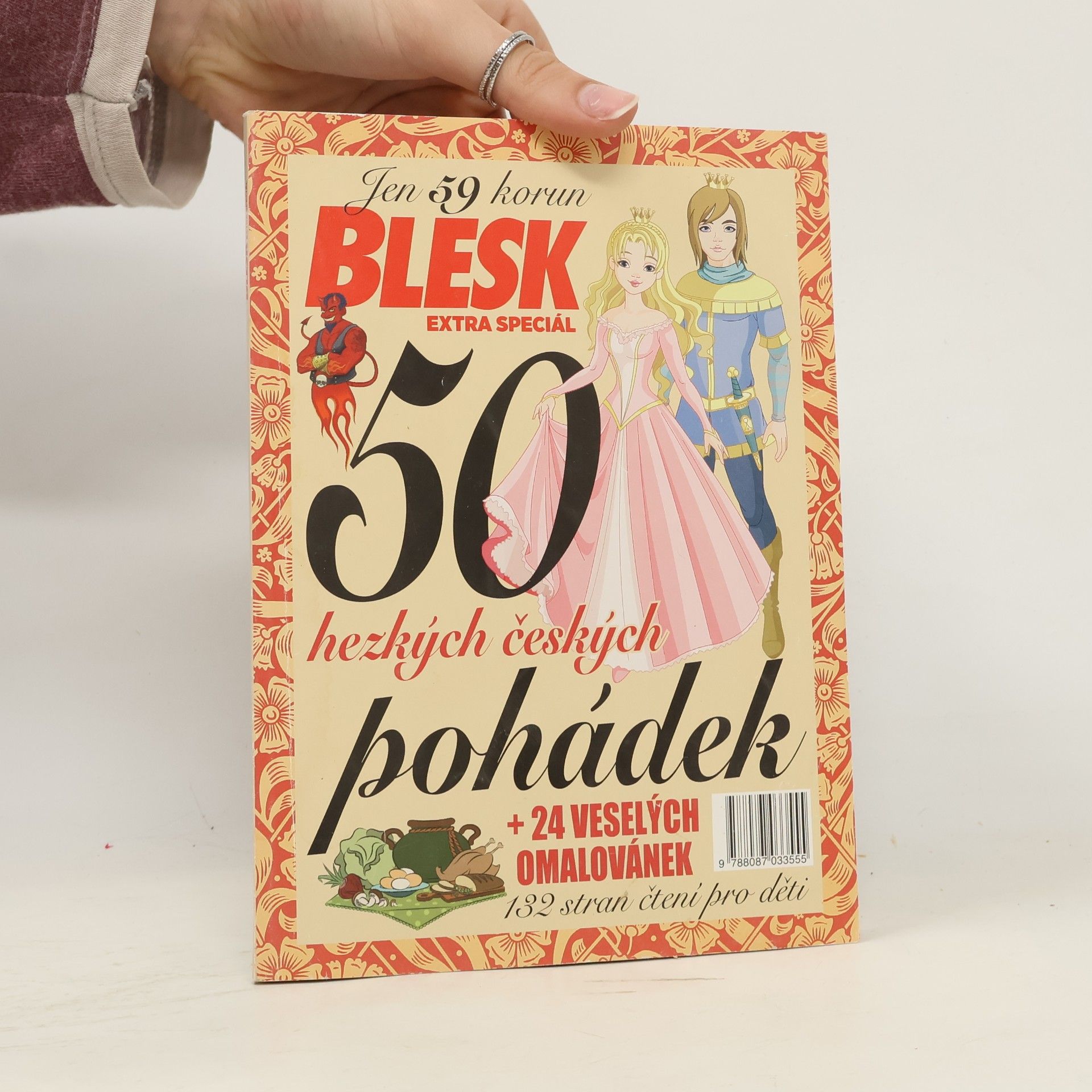 Karin Stružková 50 hezkých českých pohádek + 24 veselých omalovánek