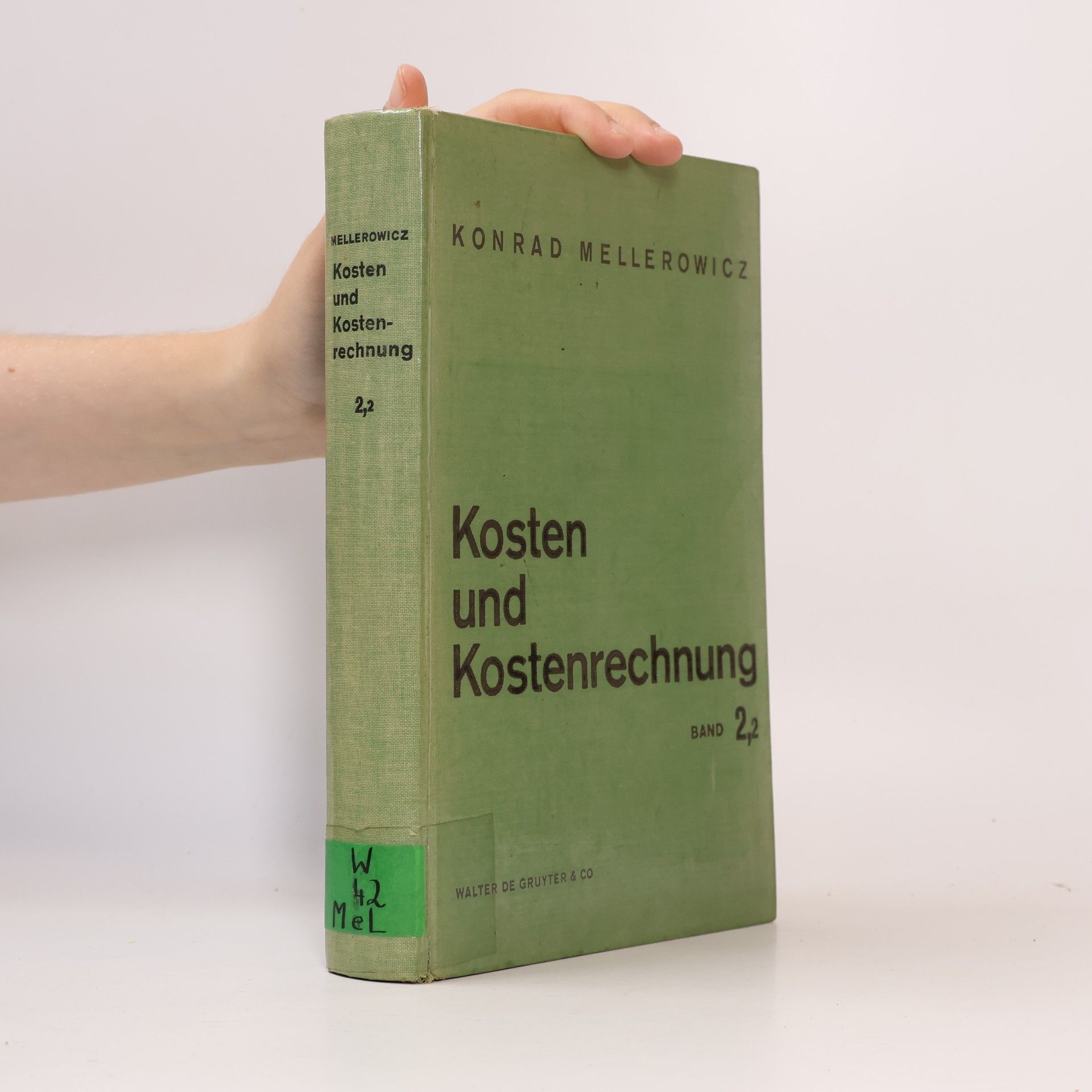 Konrad Mellerowicz Kosten und Kostenrechnung Band2/2