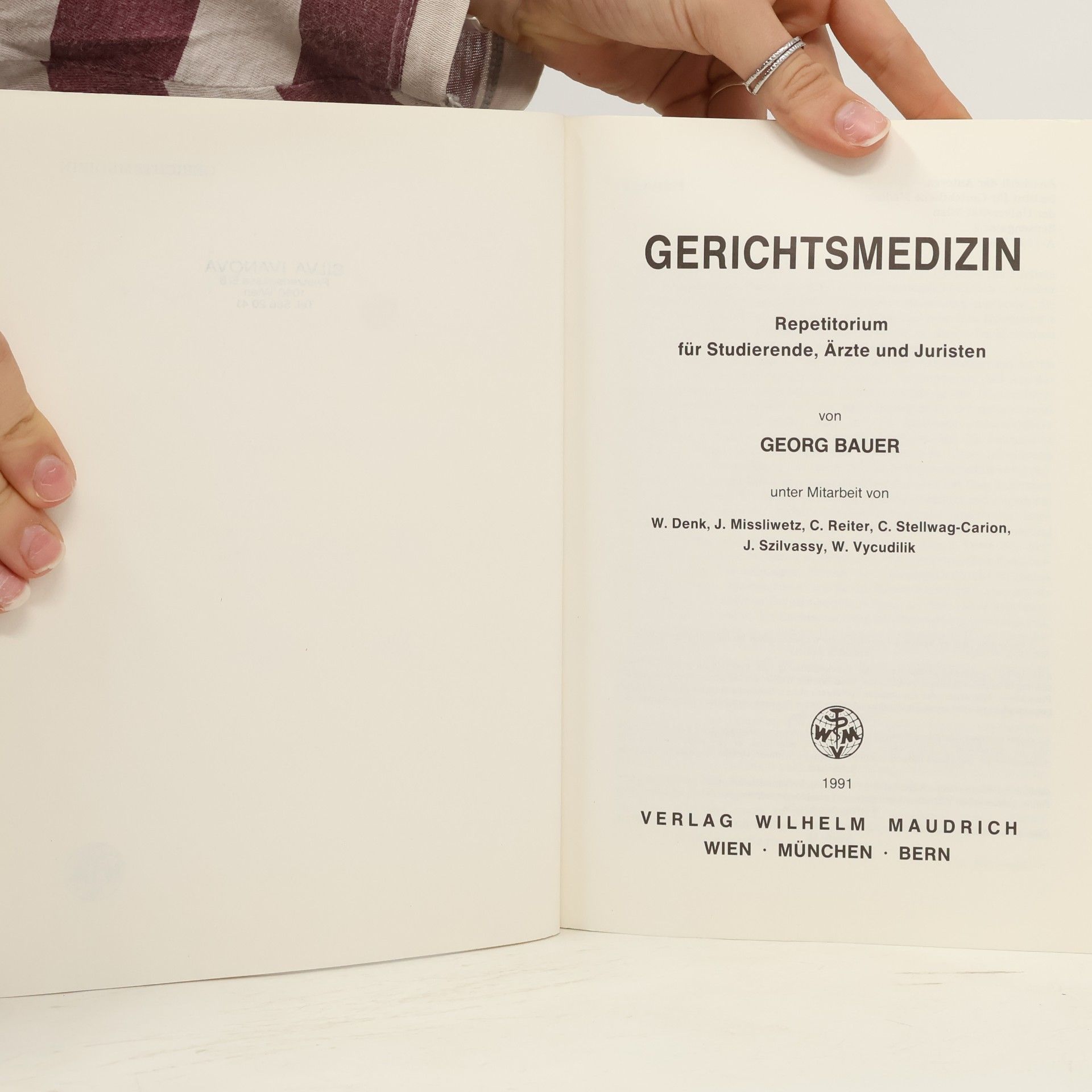 Georg Bauer Gerichtsmedizin