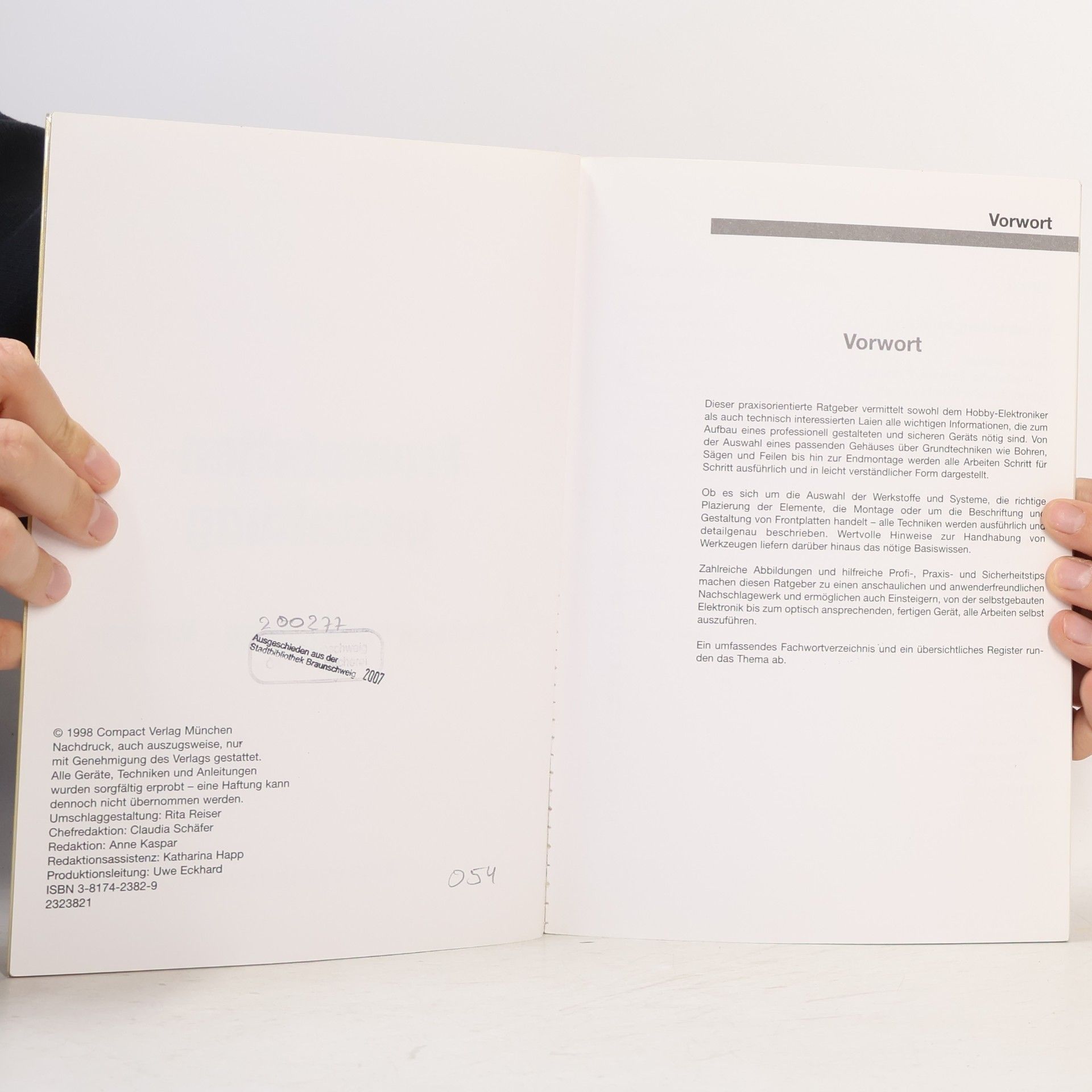 Andreas Burgwitz Compact Elektronik Praxis: Frontplattengestaltung