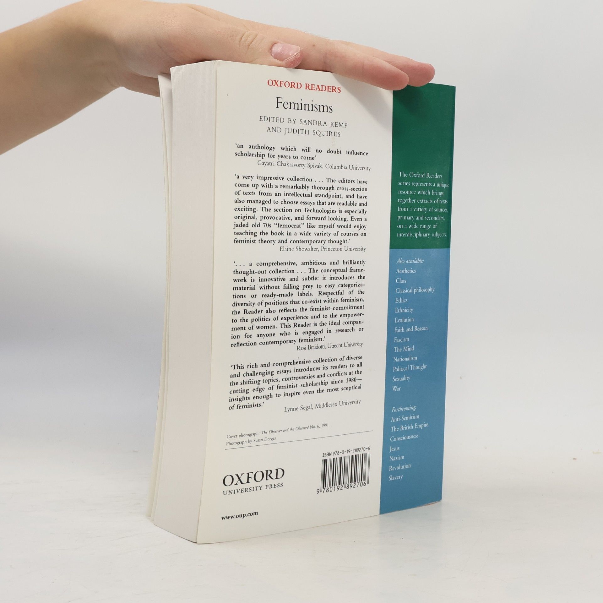 Sandra Kemp Oxford Readers: Feminisms