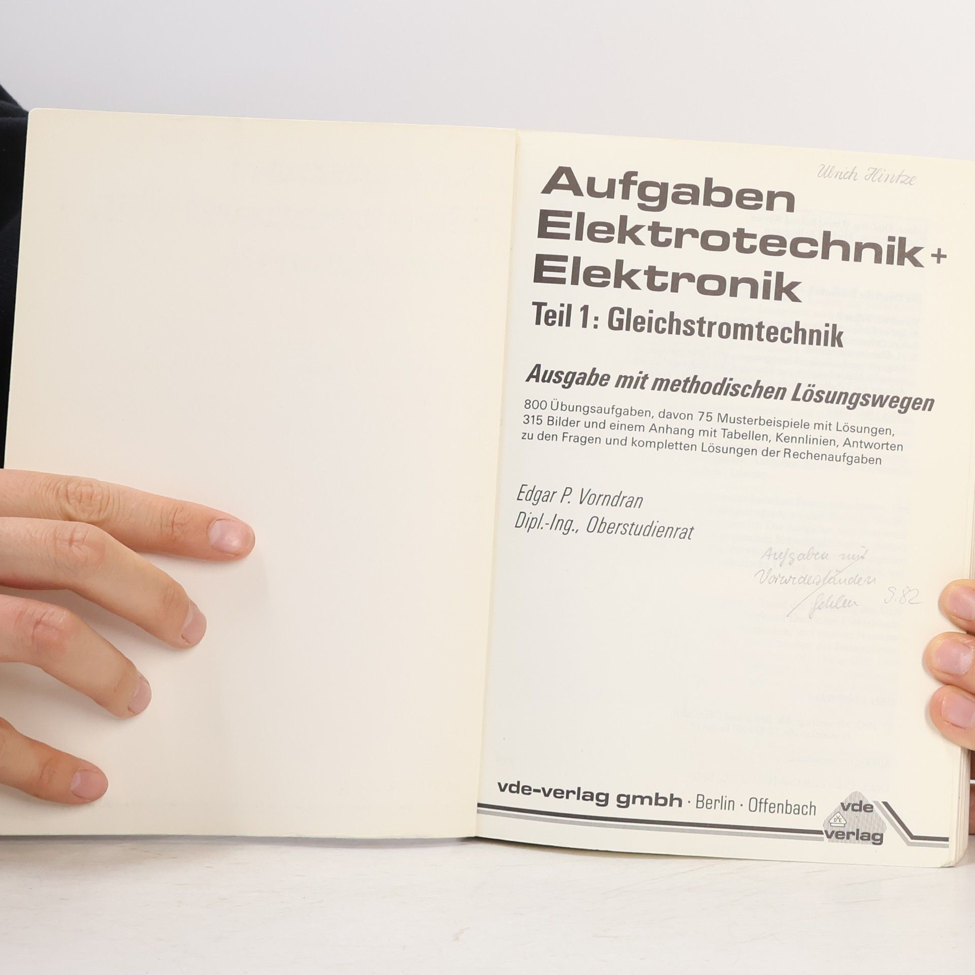 Edgar P. Vorndran Aufgaben Elektrotechnik + Elektronik
