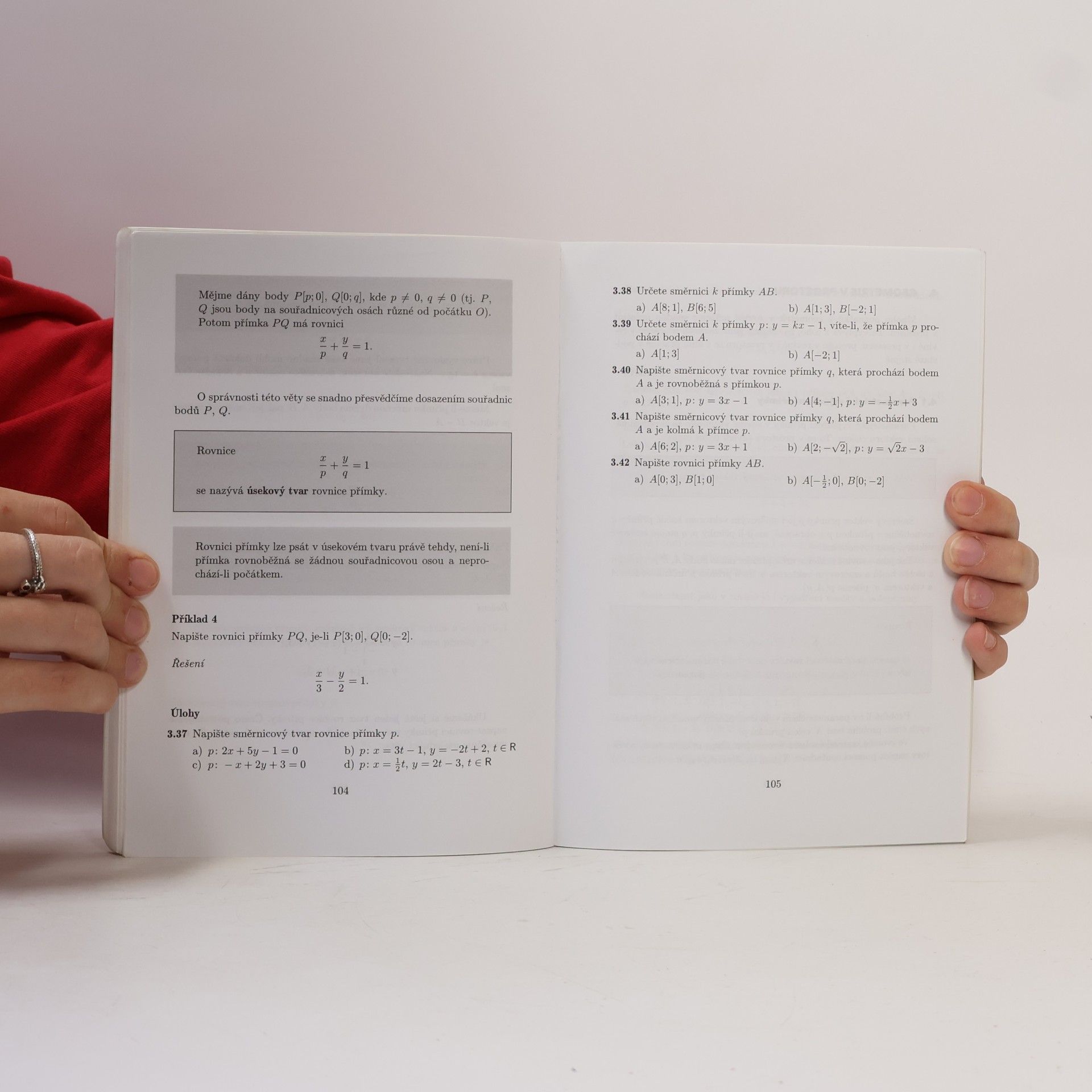 Leo Boček Matematika pro gymnázia. Analytická geometrie