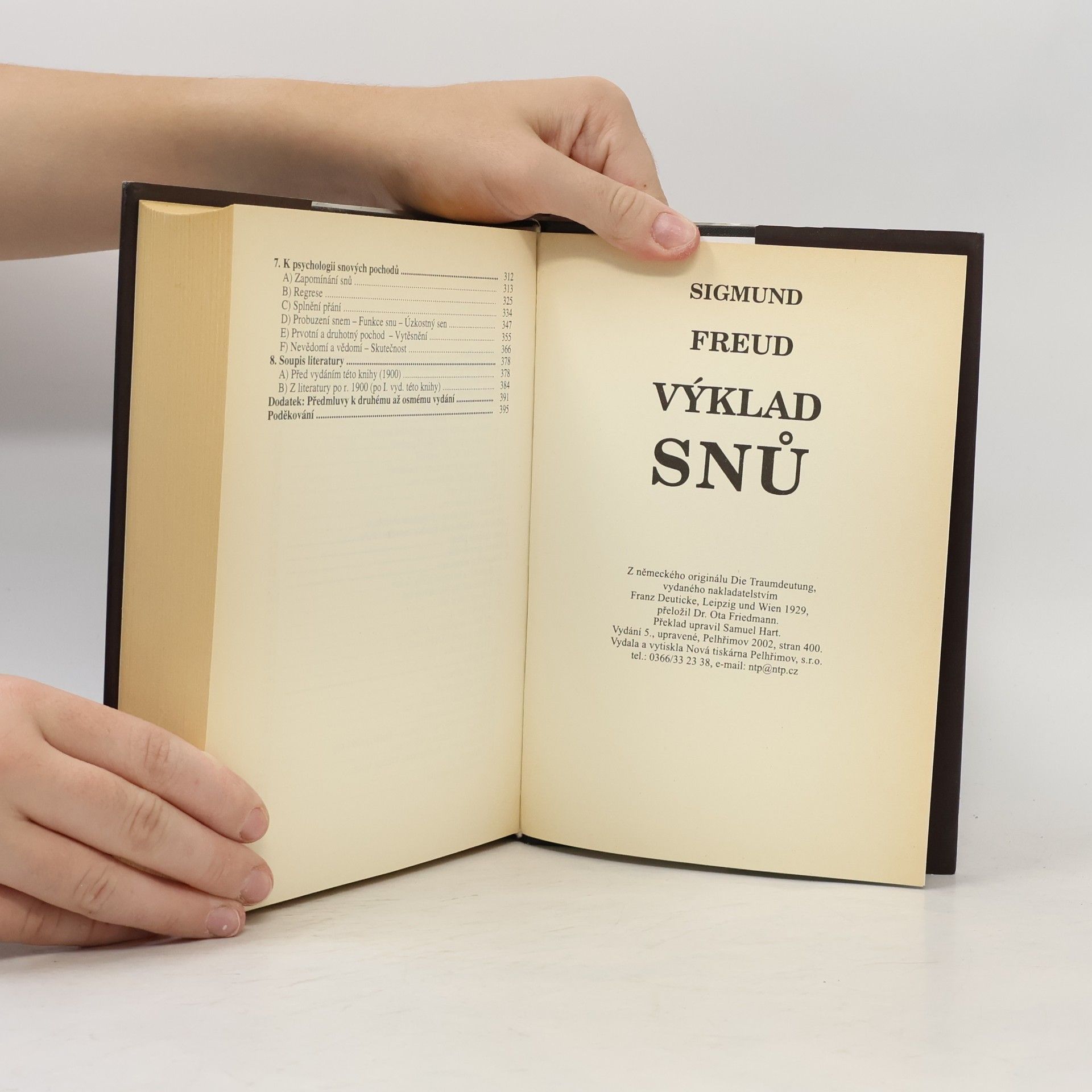 Sigmund Freud Výklad snů