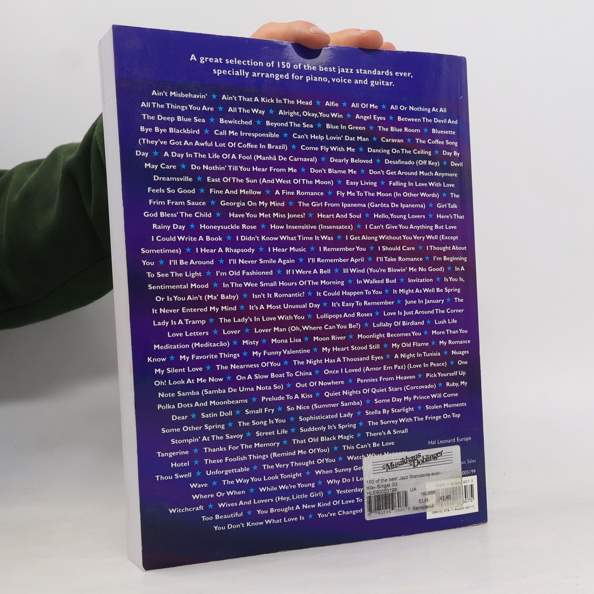 Omnibus Press 150 of the Best Jazz Standards Ever!