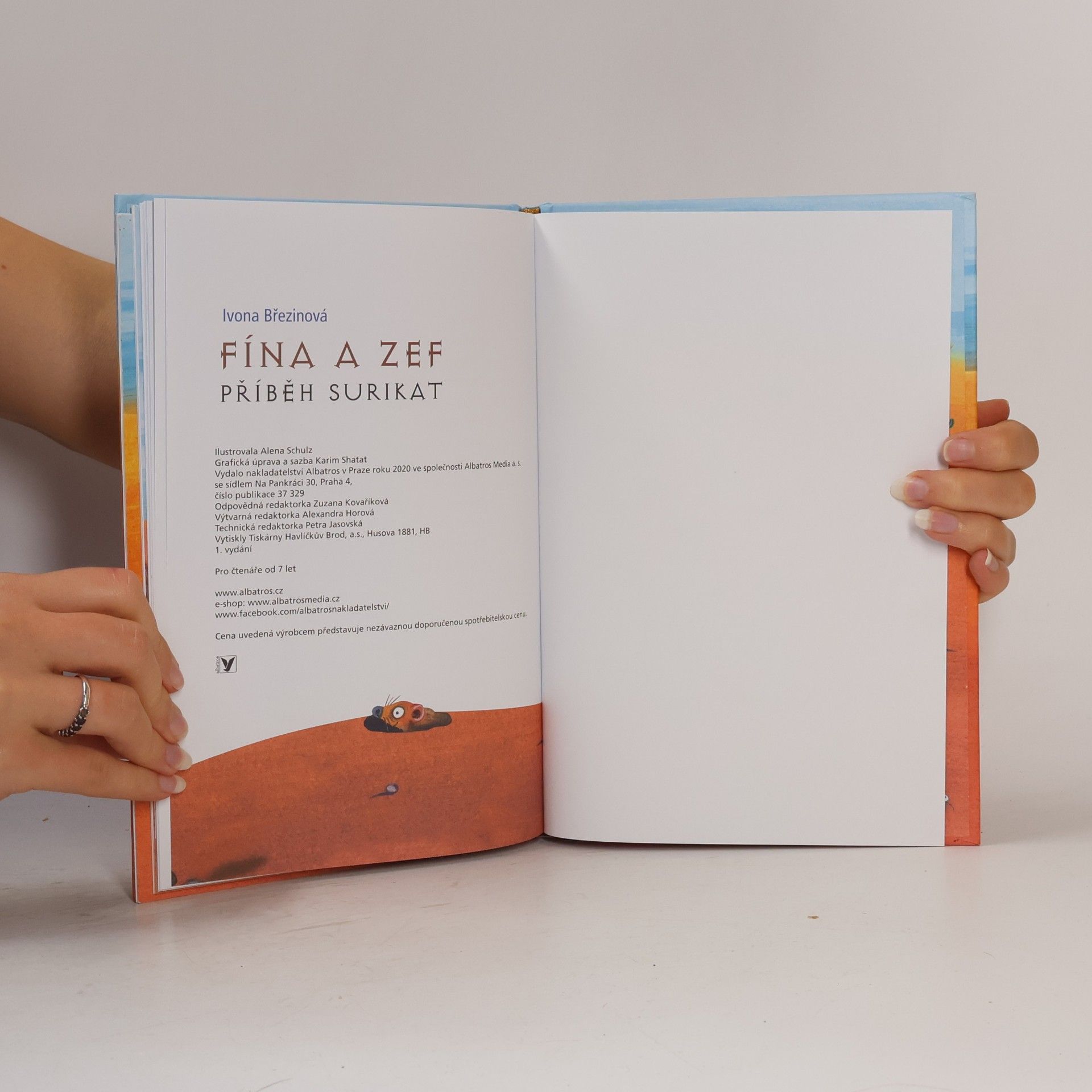 Ivona Březinová Fína a Zef. Příběh surikat