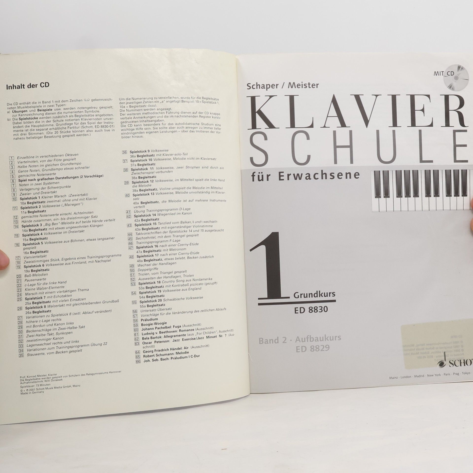 Meister Klavierschule für Erwachsene