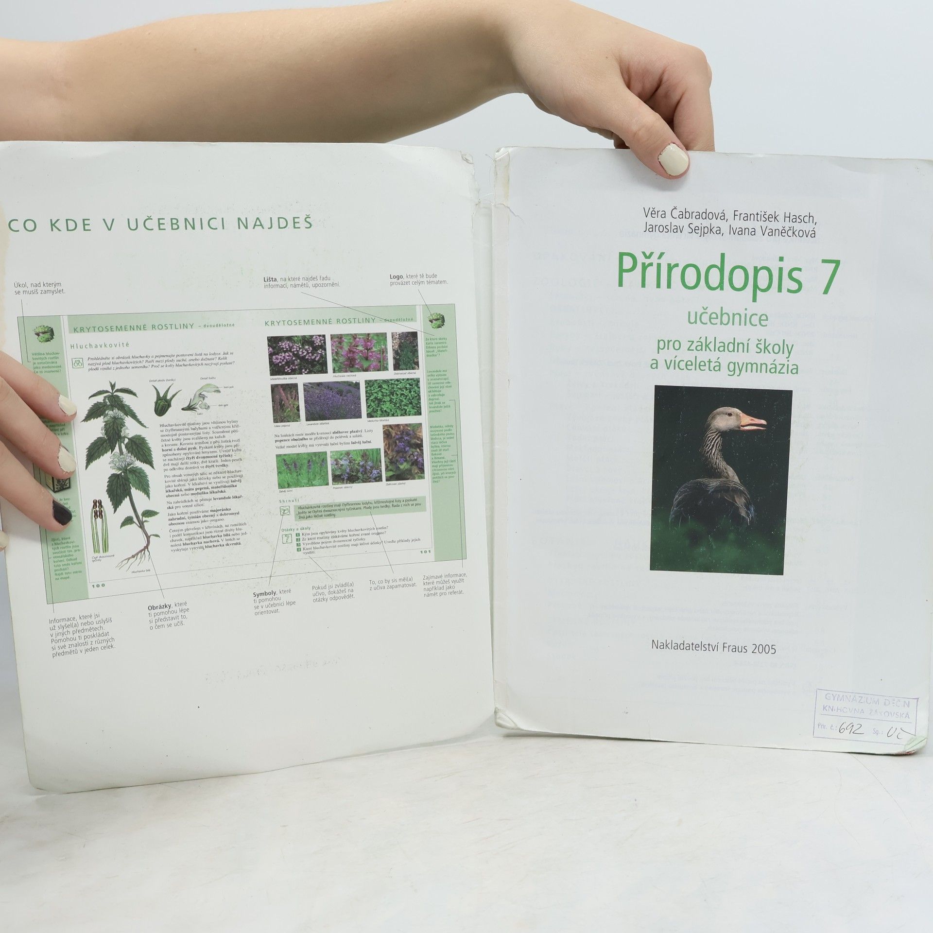 Věra Čabradová Přírodopis 7 : pro základní školy a víceletá gymnázia
