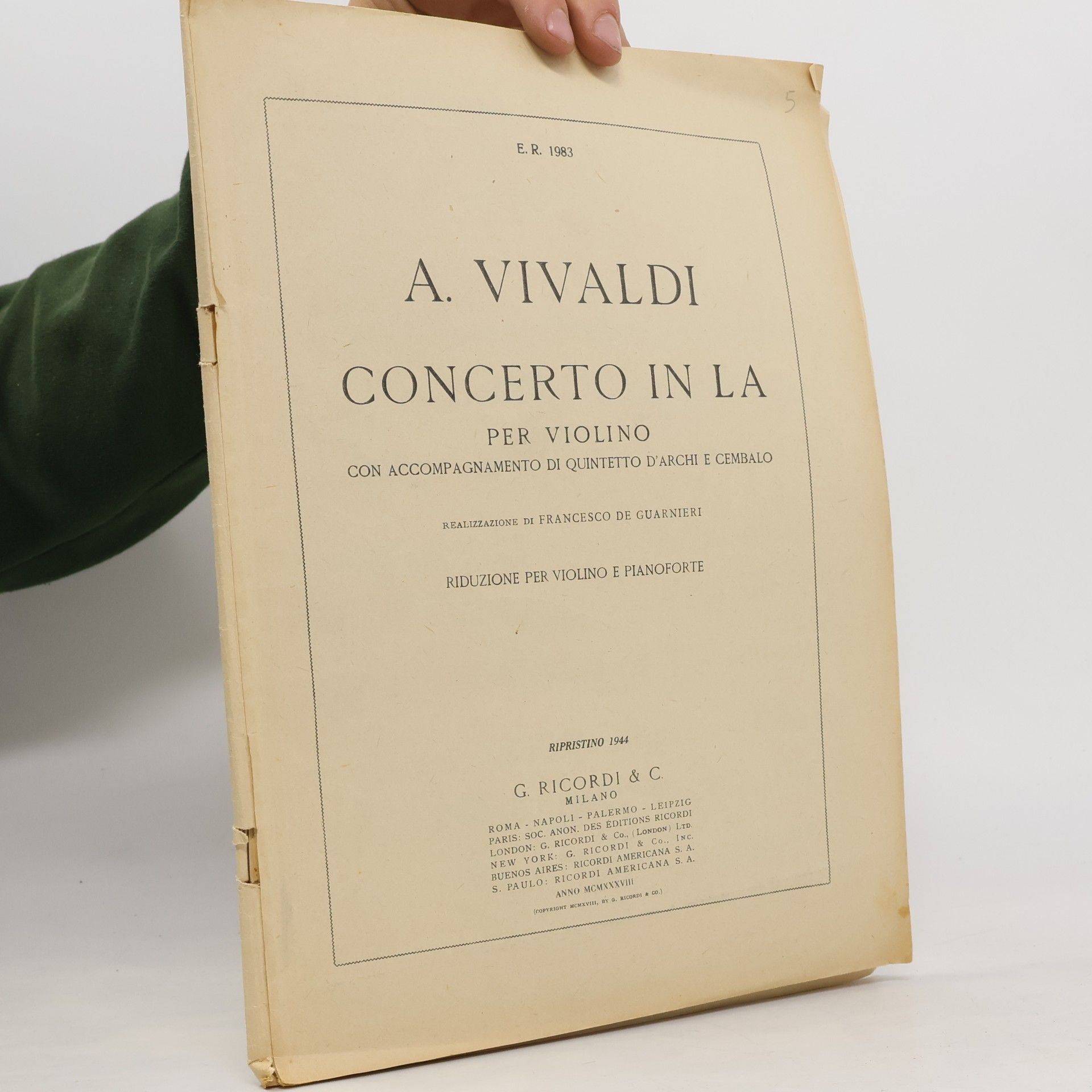 kolektiv A. Vivaldi. Concerto in LA