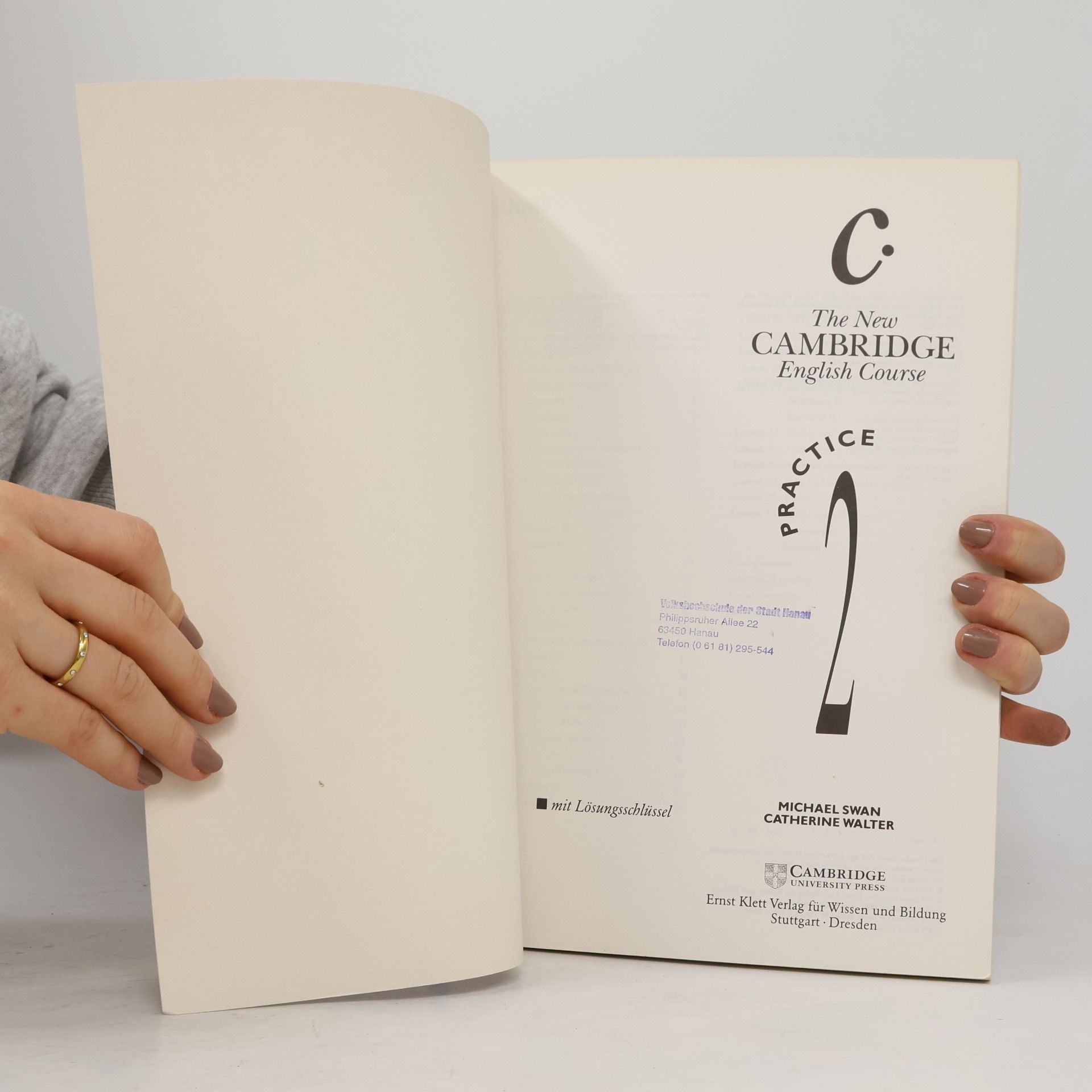 Michael Swan The New Cambridge English Course 2 Practice Book with Key Klett edition