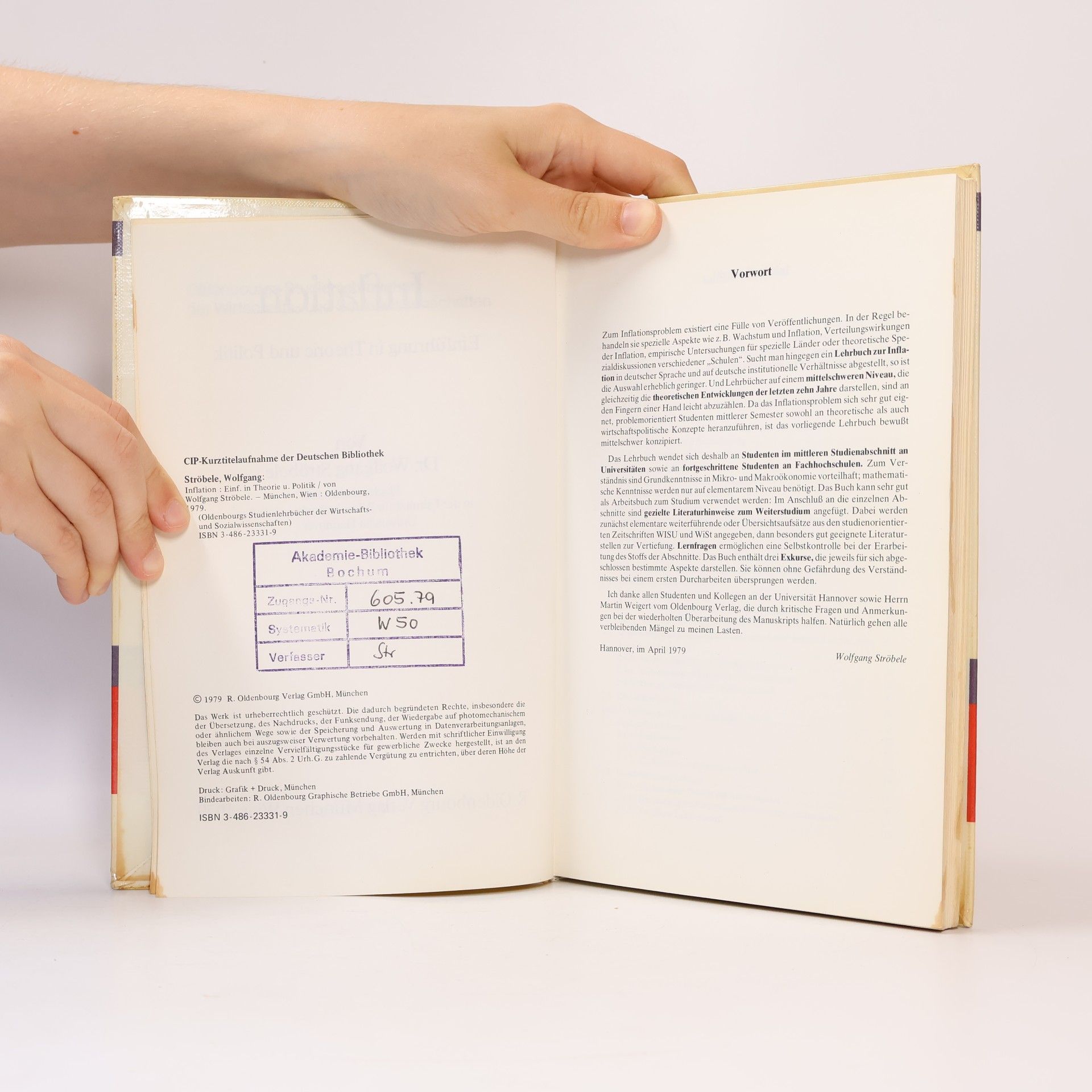 Wolfgang Ströbele Oldenbourgs Studienlehrbücher der Wirtschafts- und Sozialwissenschaften: Inflation