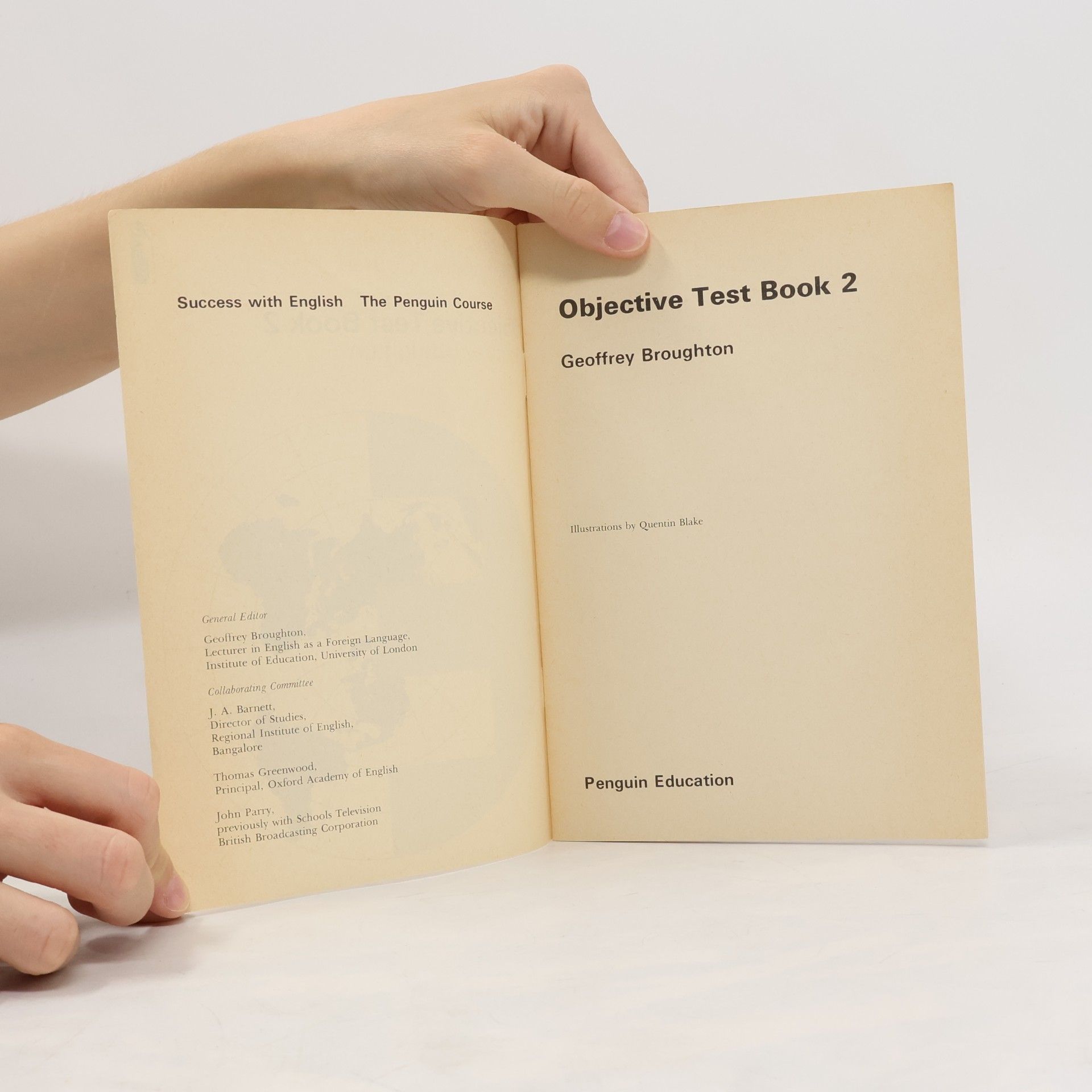 Geoffrey Broughton Success With English: The Penguin Course - 2: Objective Test Book