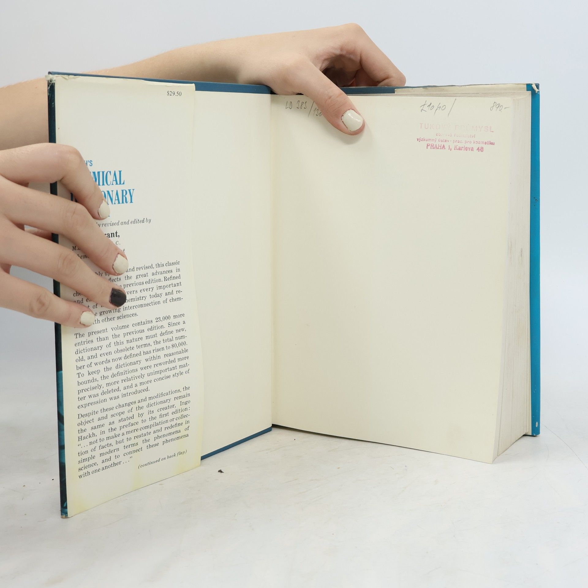 Julius Grant Hackh's Chemical Dictionary