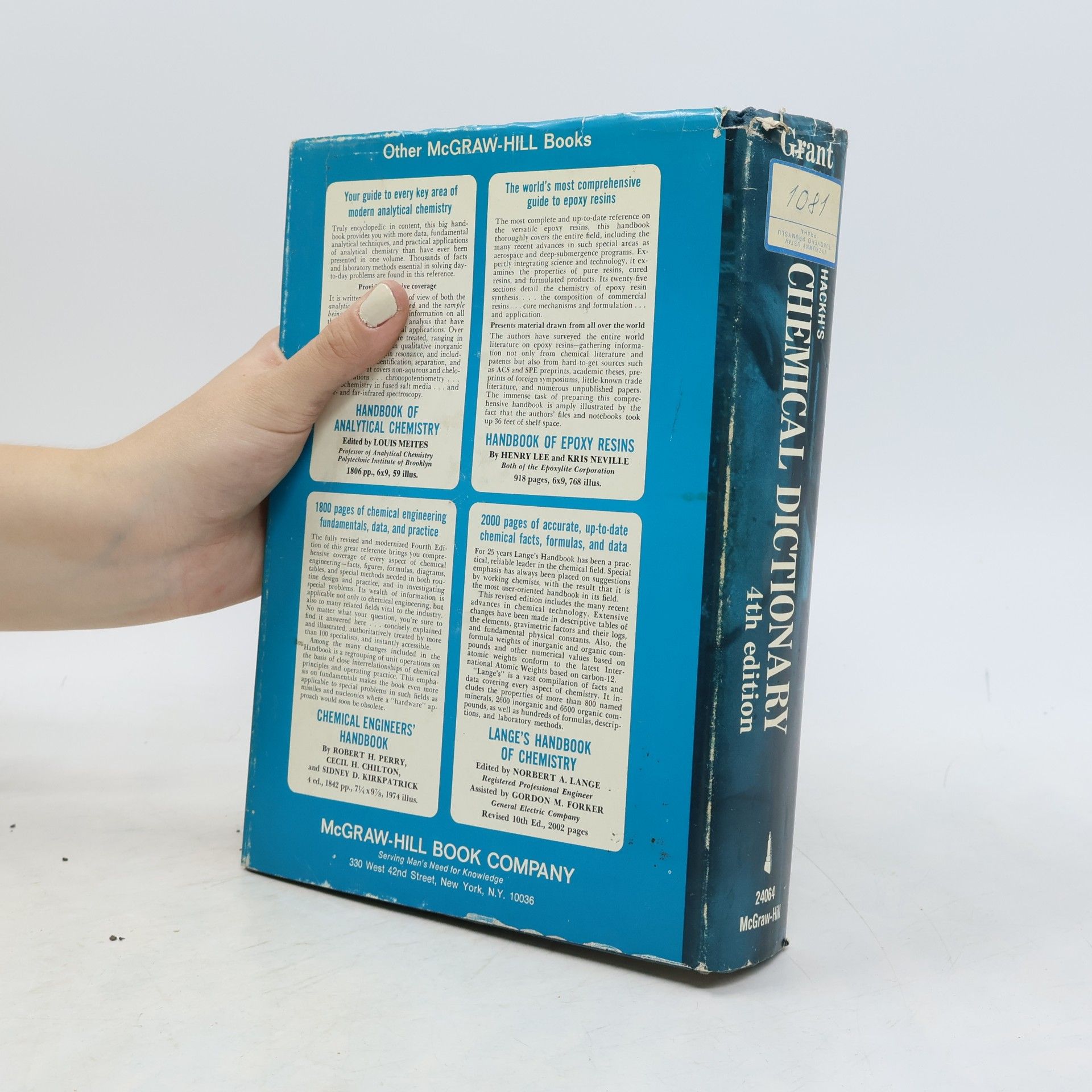 Julius Grant Hackh's Chemical Dictionary