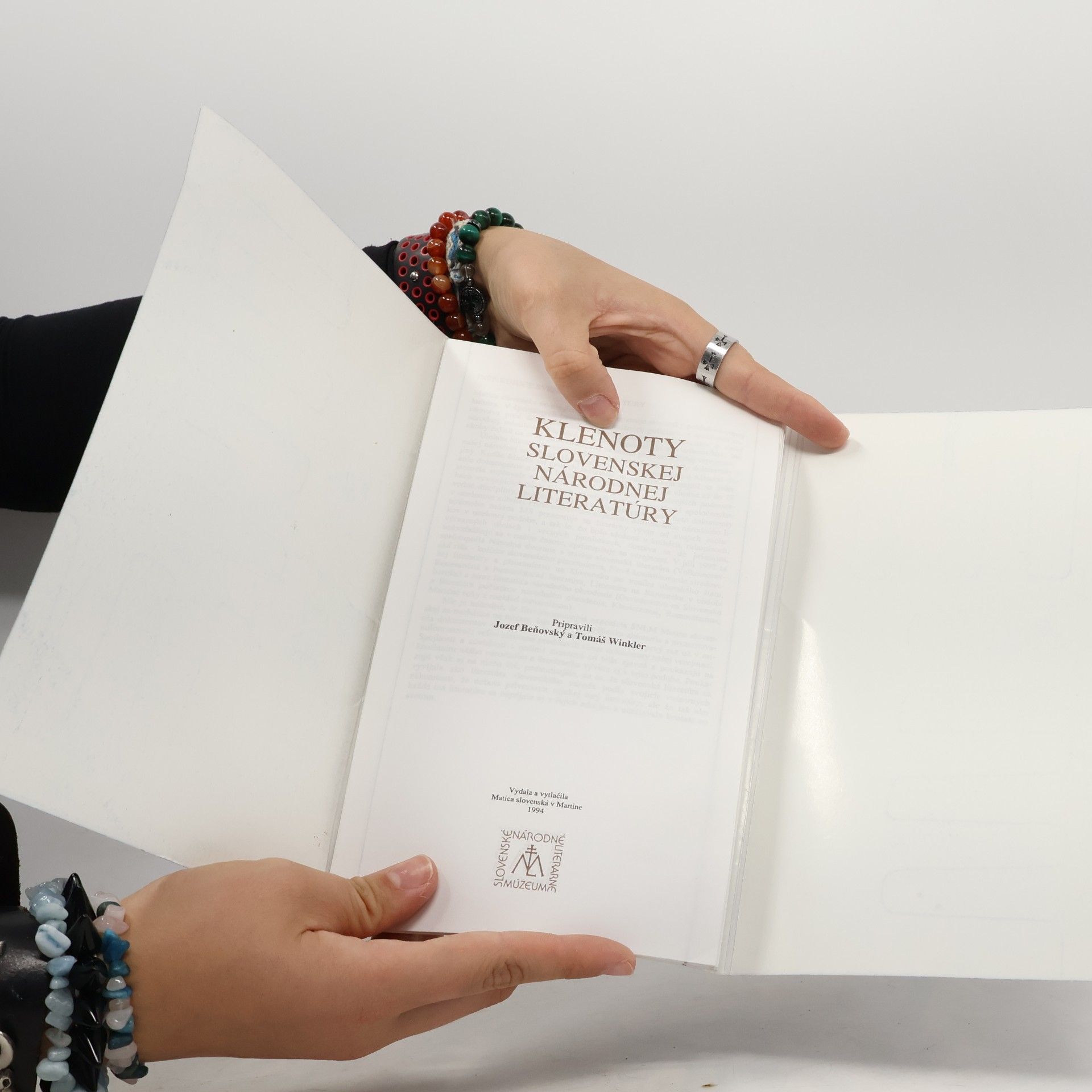 Beňovský Jozef Klenoty slovenskej národnej literatury
