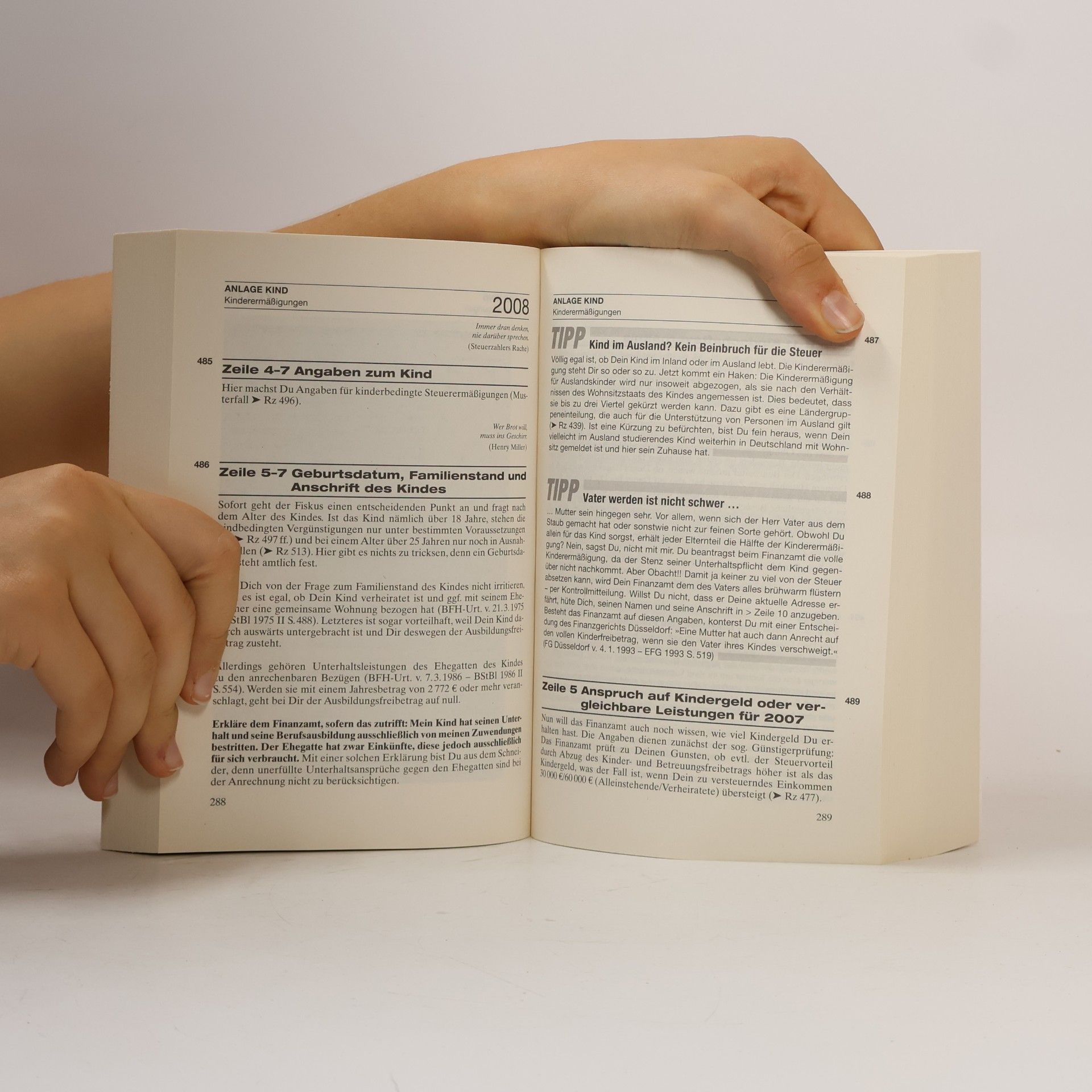 Franz Konz Konz - Das Arbeitsbuch zur Steuererklärung 2007/2008