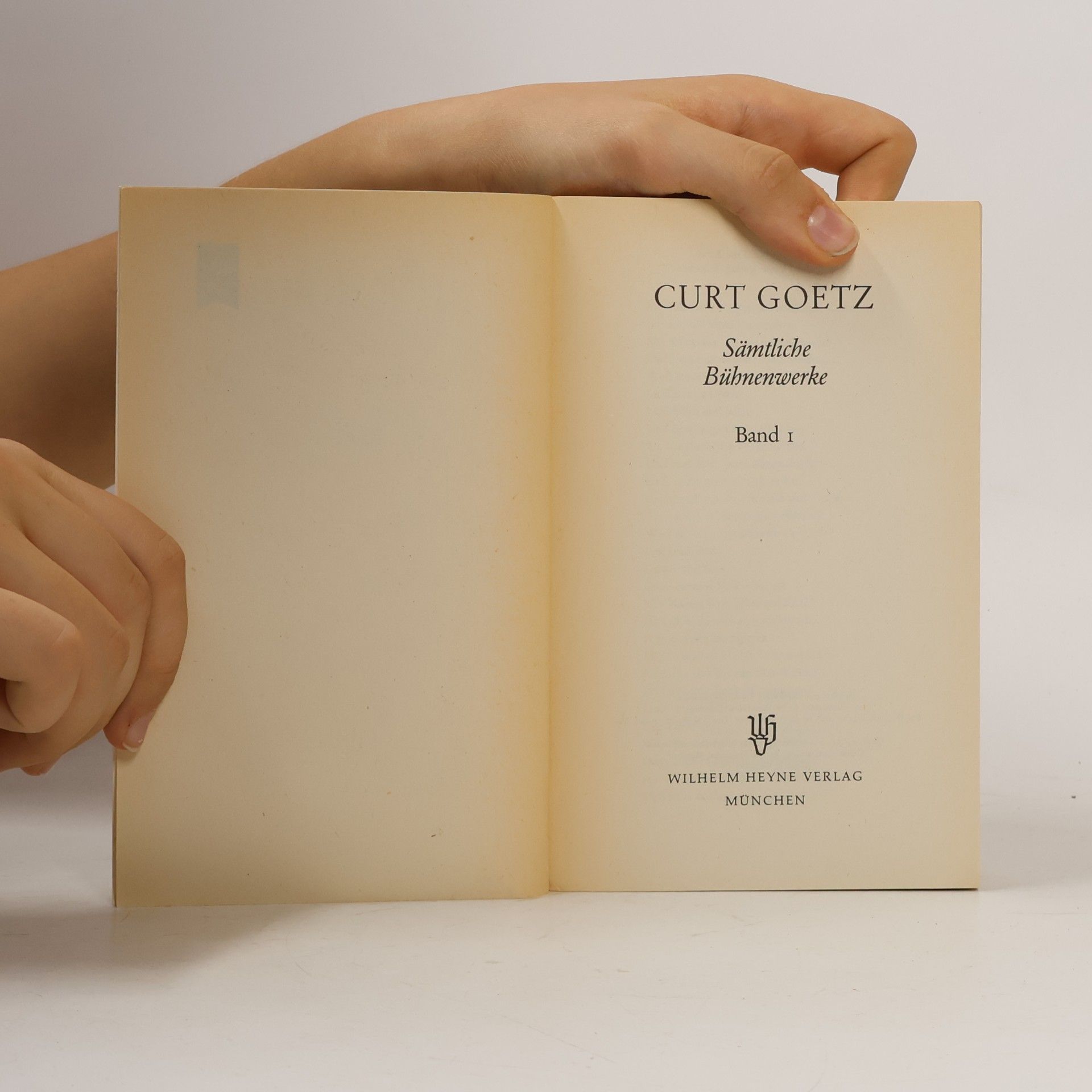 Curt Goetz Sämtliche Bühnenwerke 1