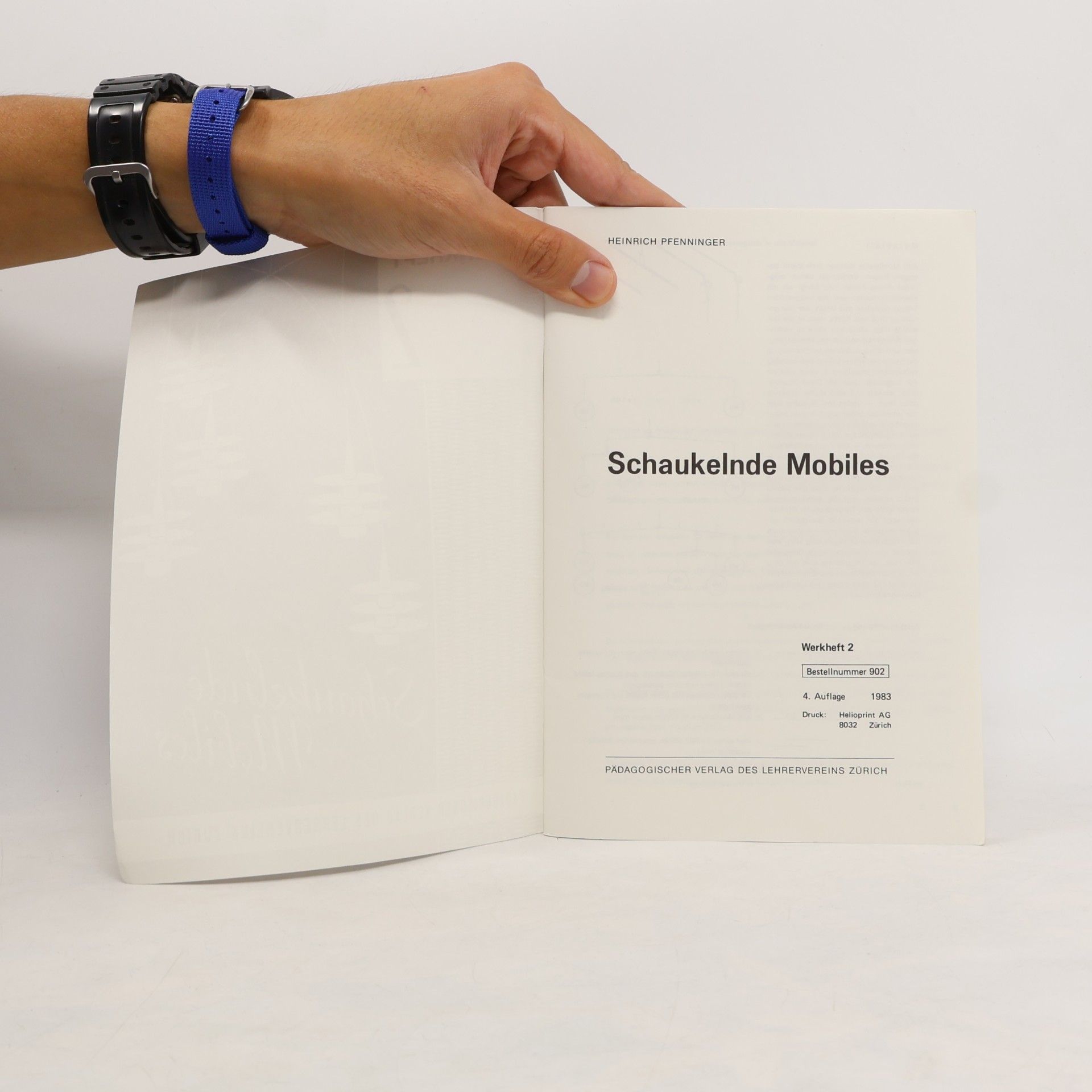 Heinrich Pfenninger Schaukelnde Mobiles. Werkheft 2