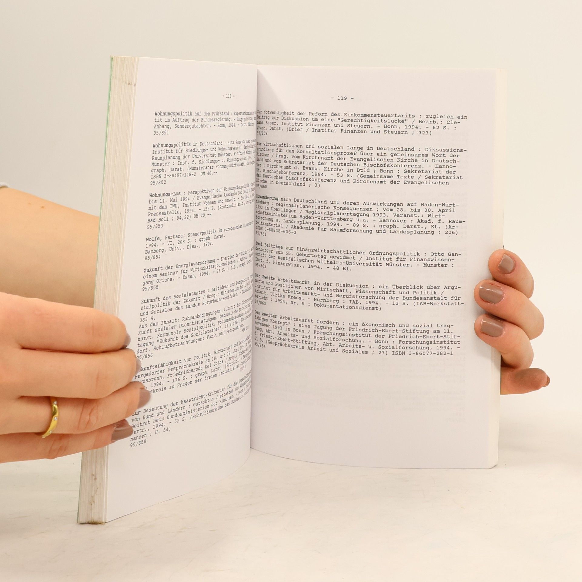 kolektiv Graue Literatur zur Verwaltungswissenschaft 1994