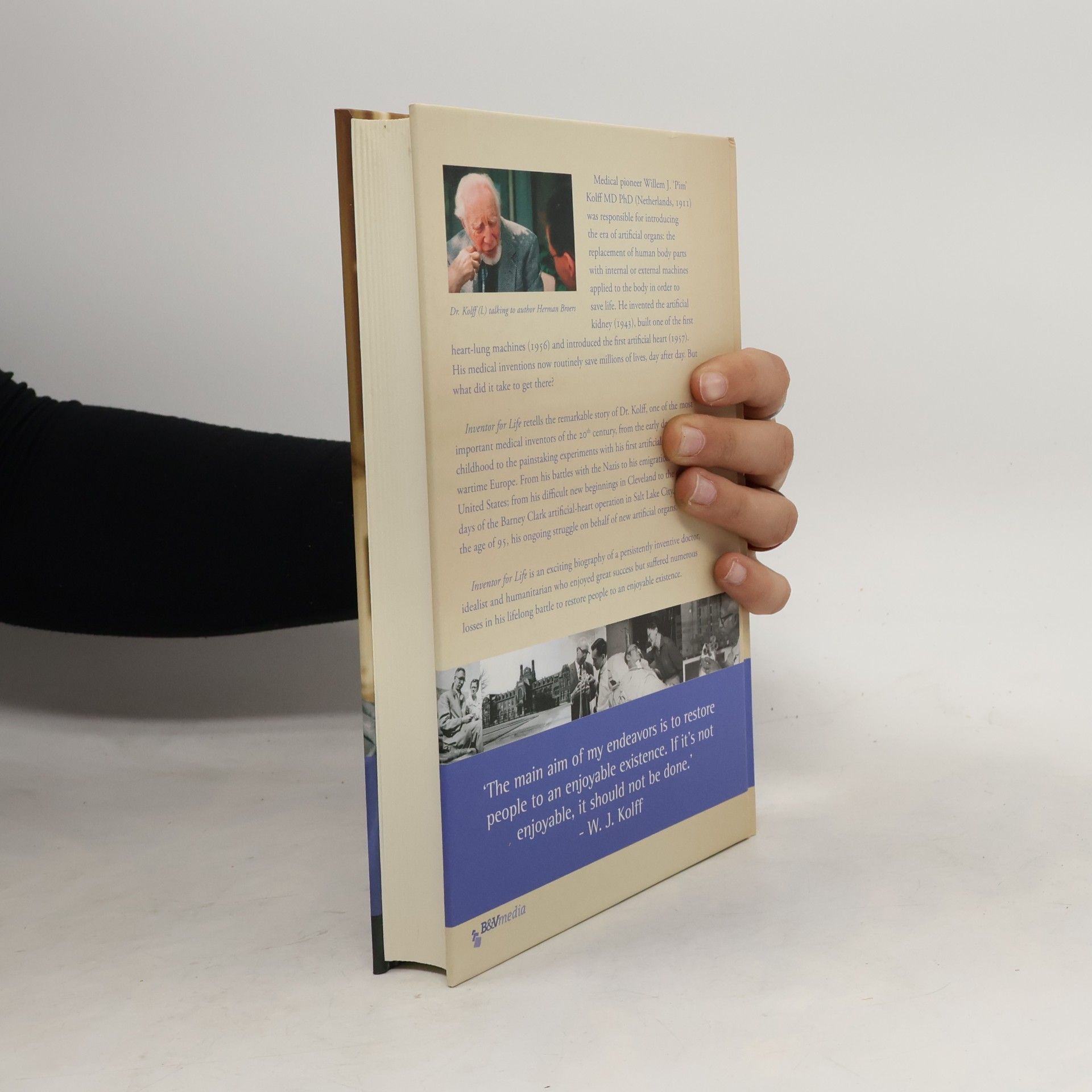 Herman Broers Inventor for Life, The Story of W. J. Kolff, Father of Artificial Organs