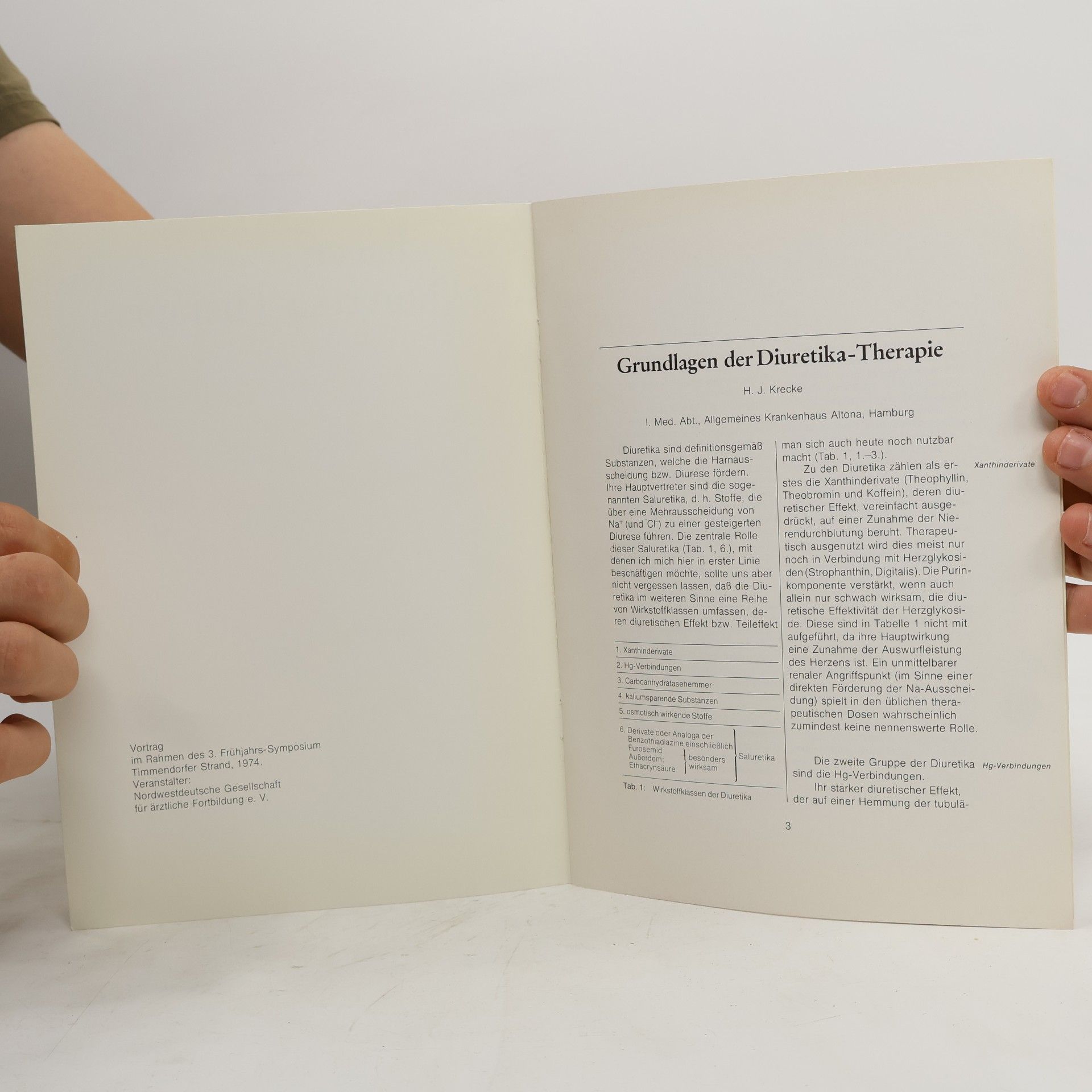 Autorenkollektiv Grundlagen der Diuretika-Therapie