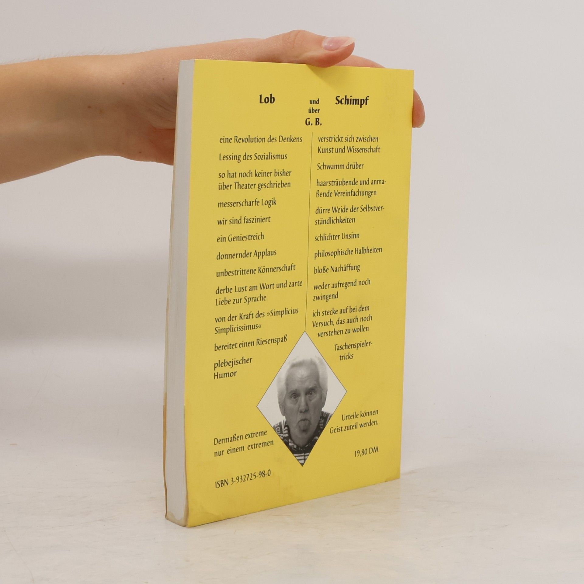 Gerhard Branstner Witz und Wesen der Lebenskunst oder die zweite Menschwerdung