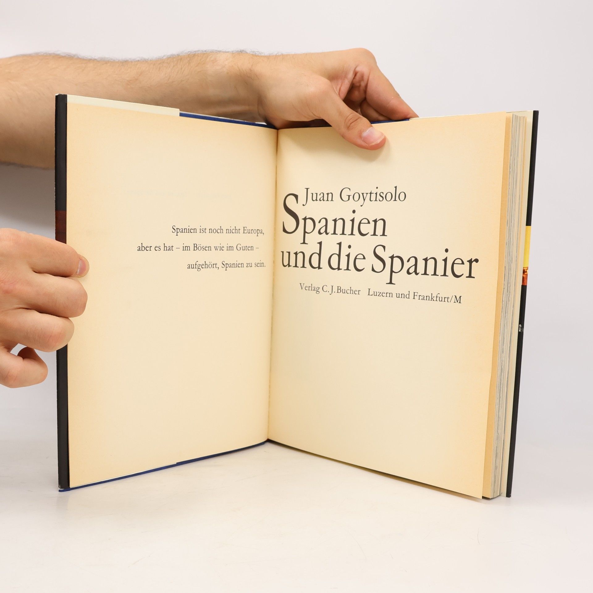 Juan Goytisolo Spanien und die Spanier