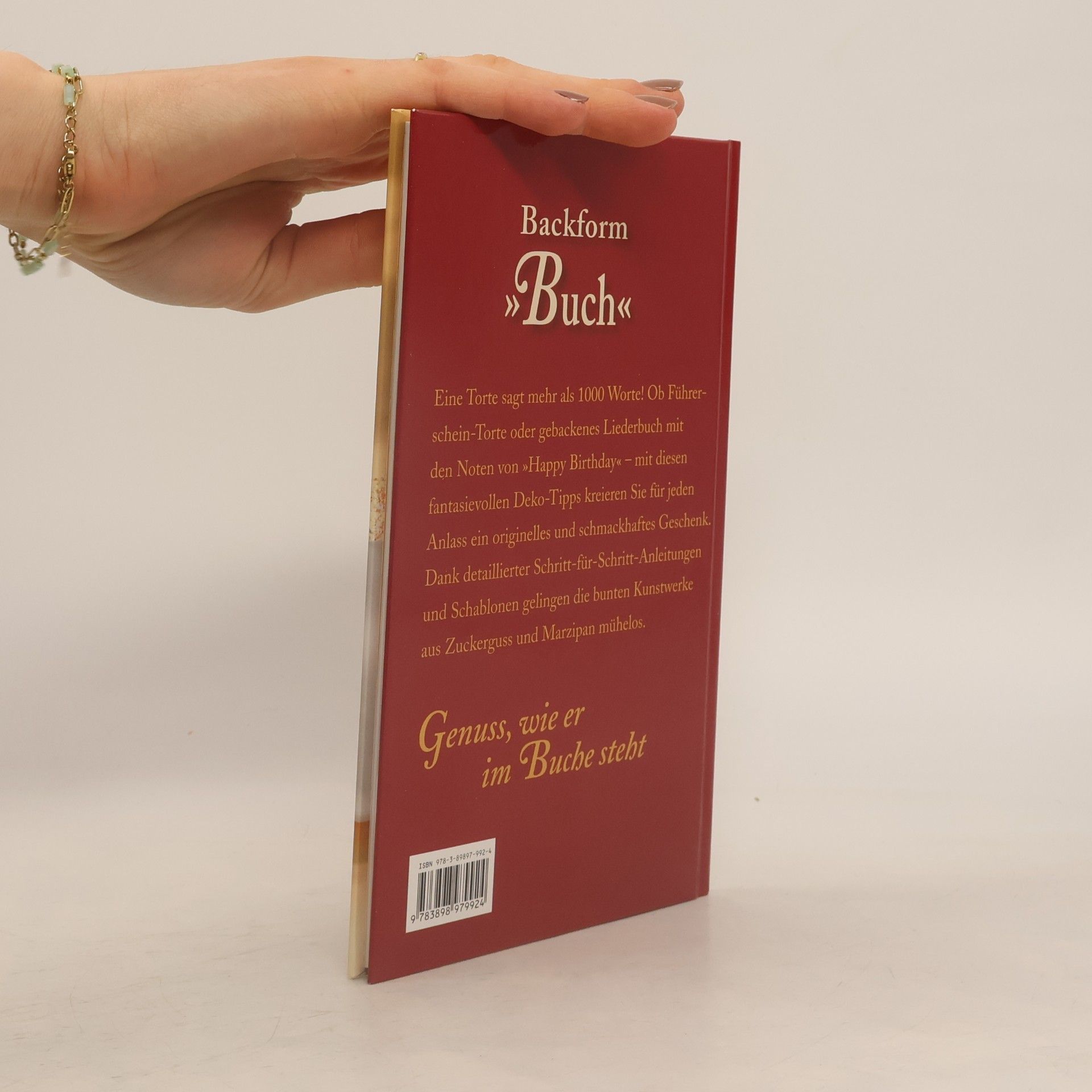 Christine Taylor Backform "Buch"
