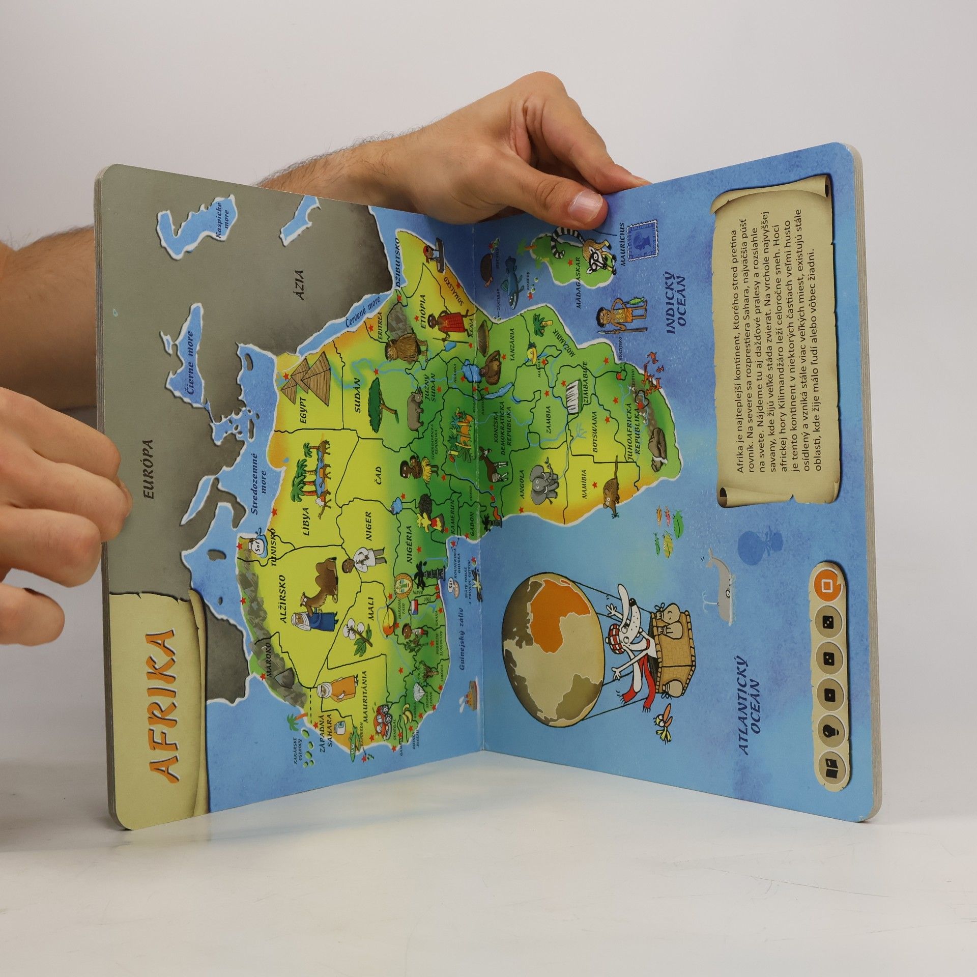Kolektív autorov Atlas sveta : interaktívna hovoriaca knižka