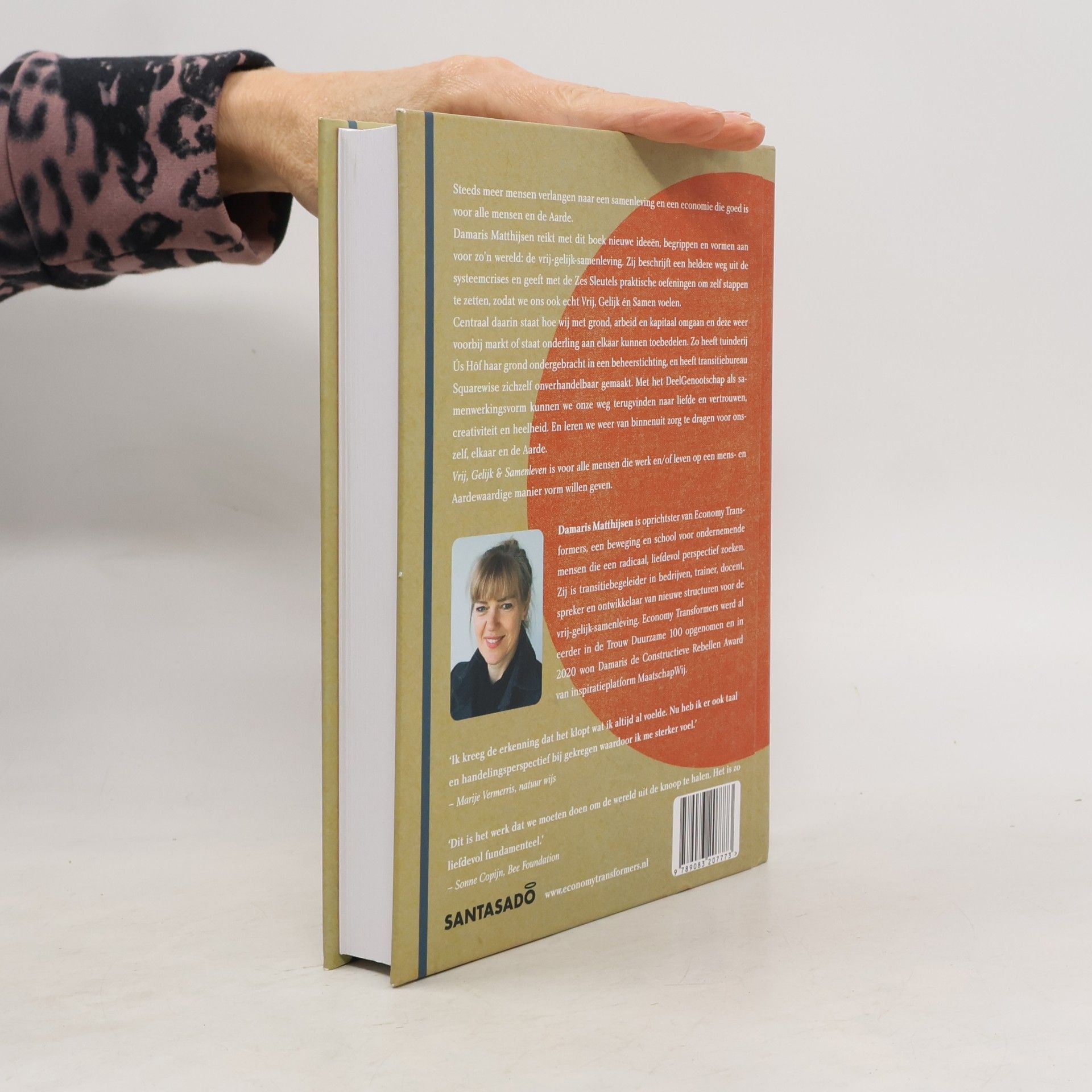 Matthijsen, Damaris Vrij, gelijk & samenleven: wegwijzer naar een mens- en Aardewaardige samenleving (Economy Transformers, 1)