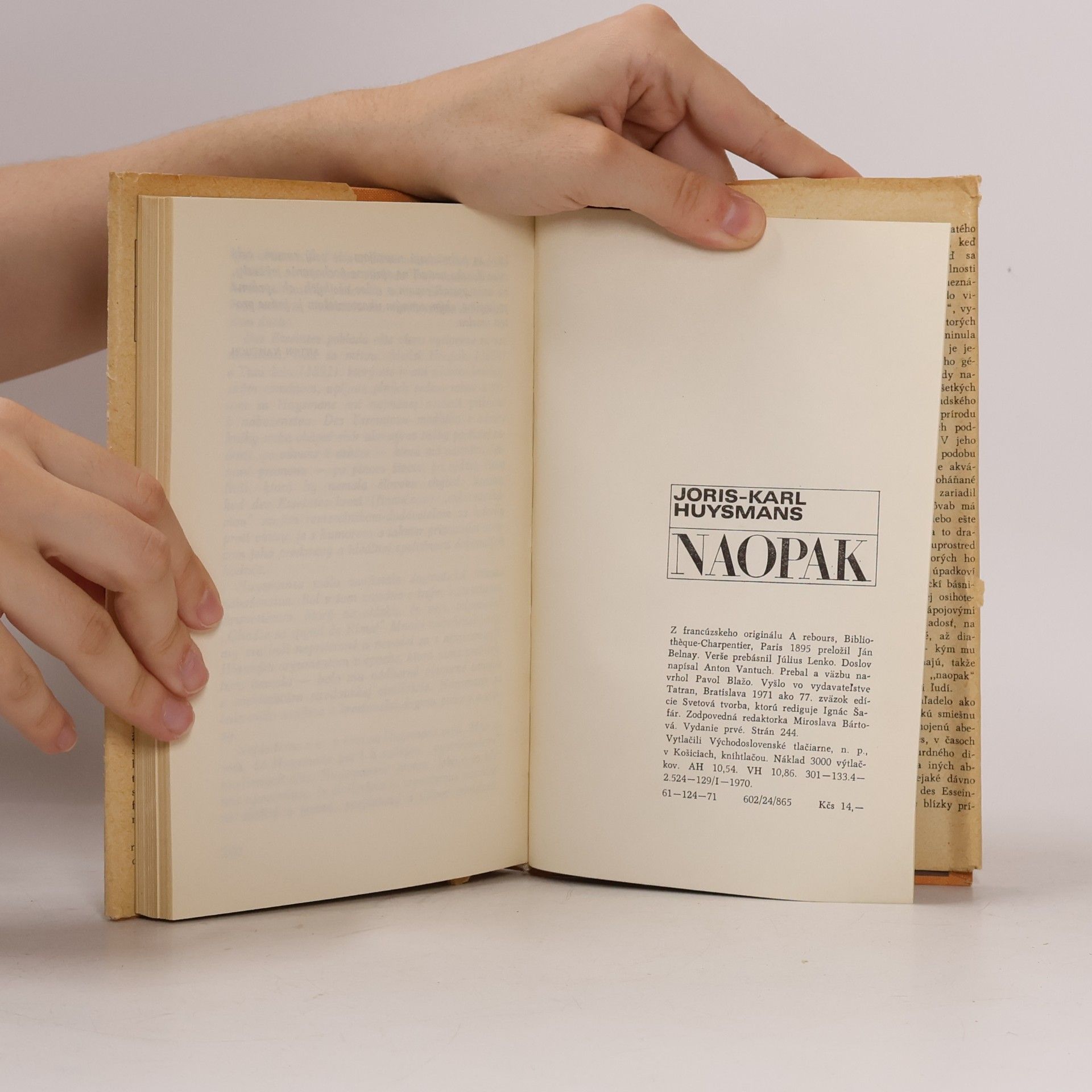 Joris-Karl Huysmans Naopak