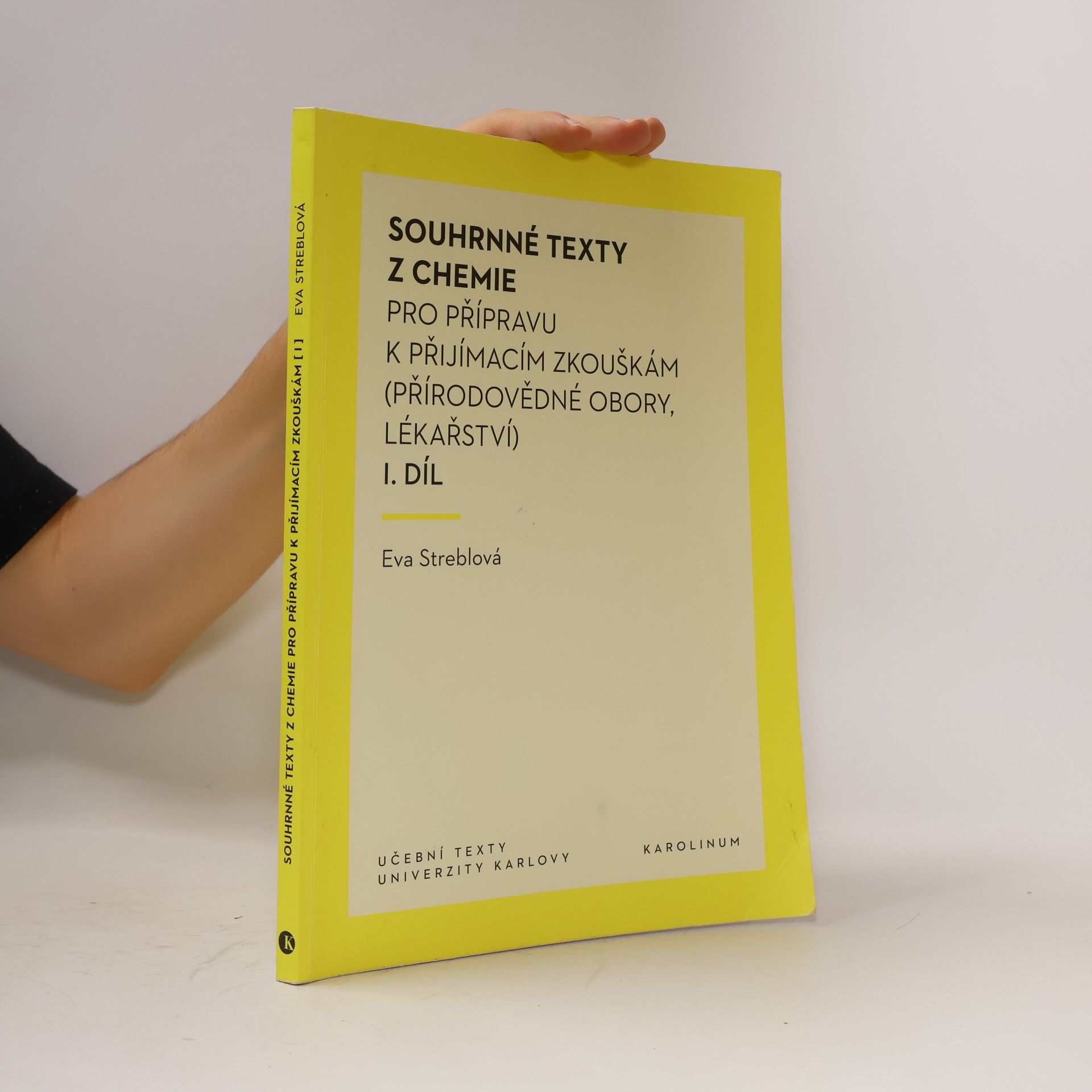 Souhrnné texty z chemie pro přípravu k přijímacím zkouškám I.