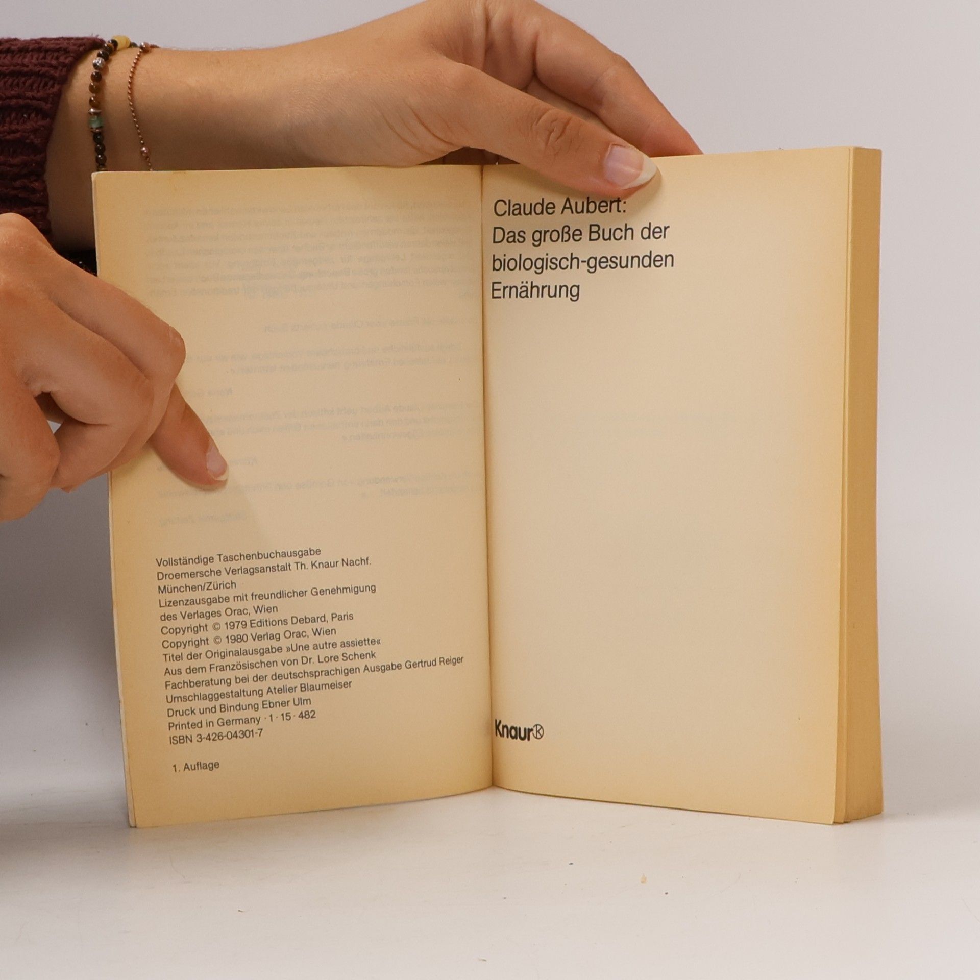 Claude Aubert Das grosse Buch der biologisch gesunden Ernährung
