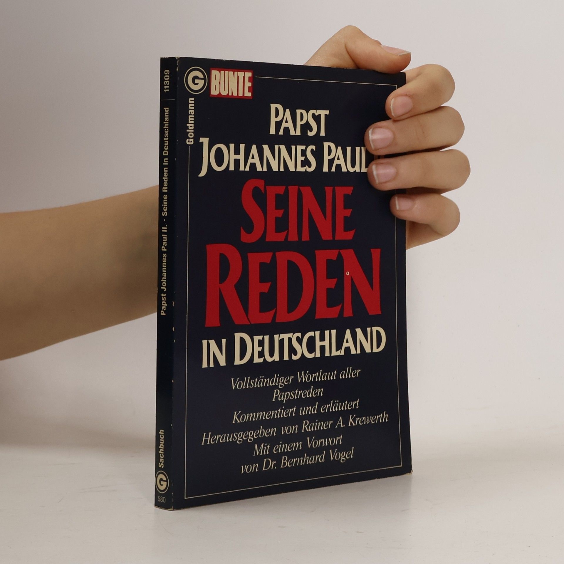 Johannes Wolfgang Paul Seine Reden in Deutschland
