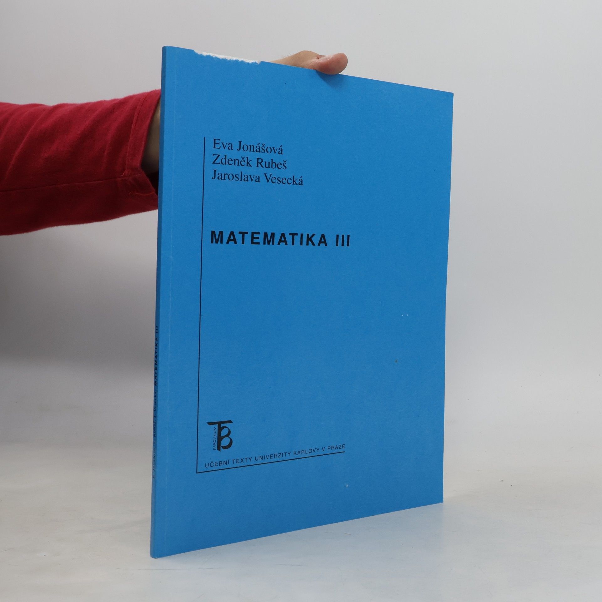 Eva Jonášová Matematika III