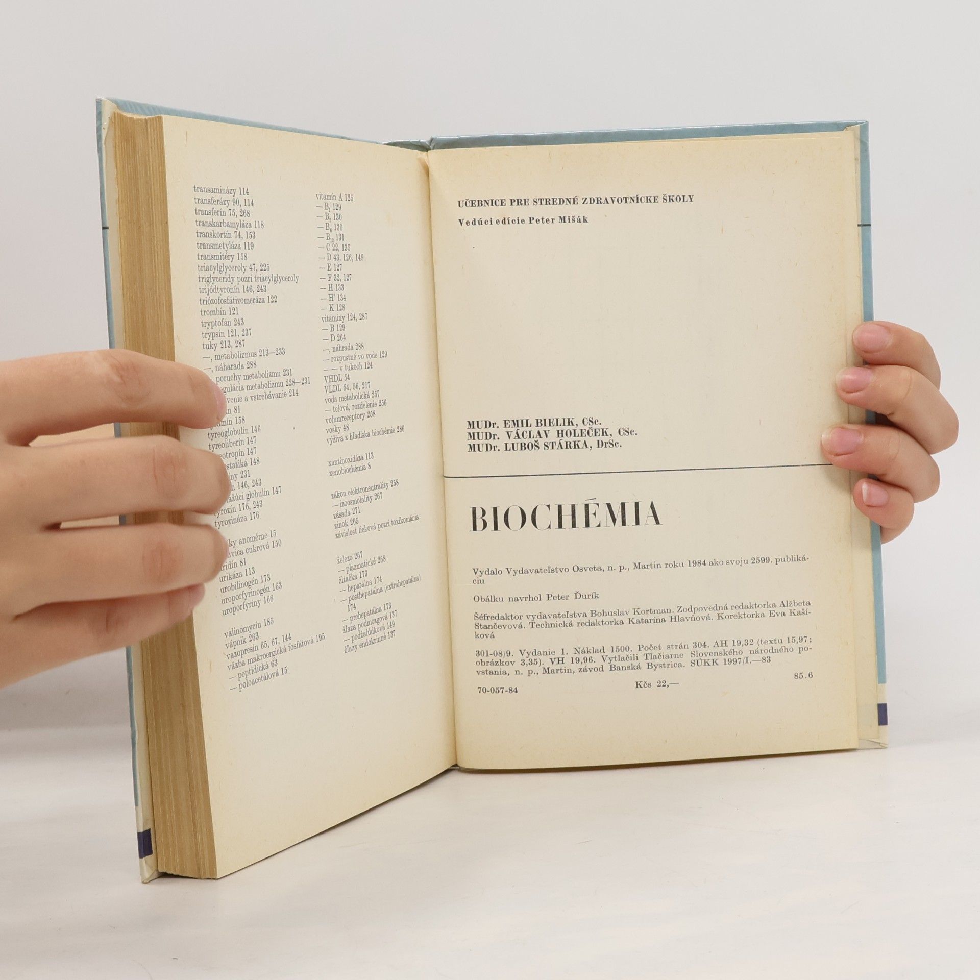 Emil Bielik Biochémia