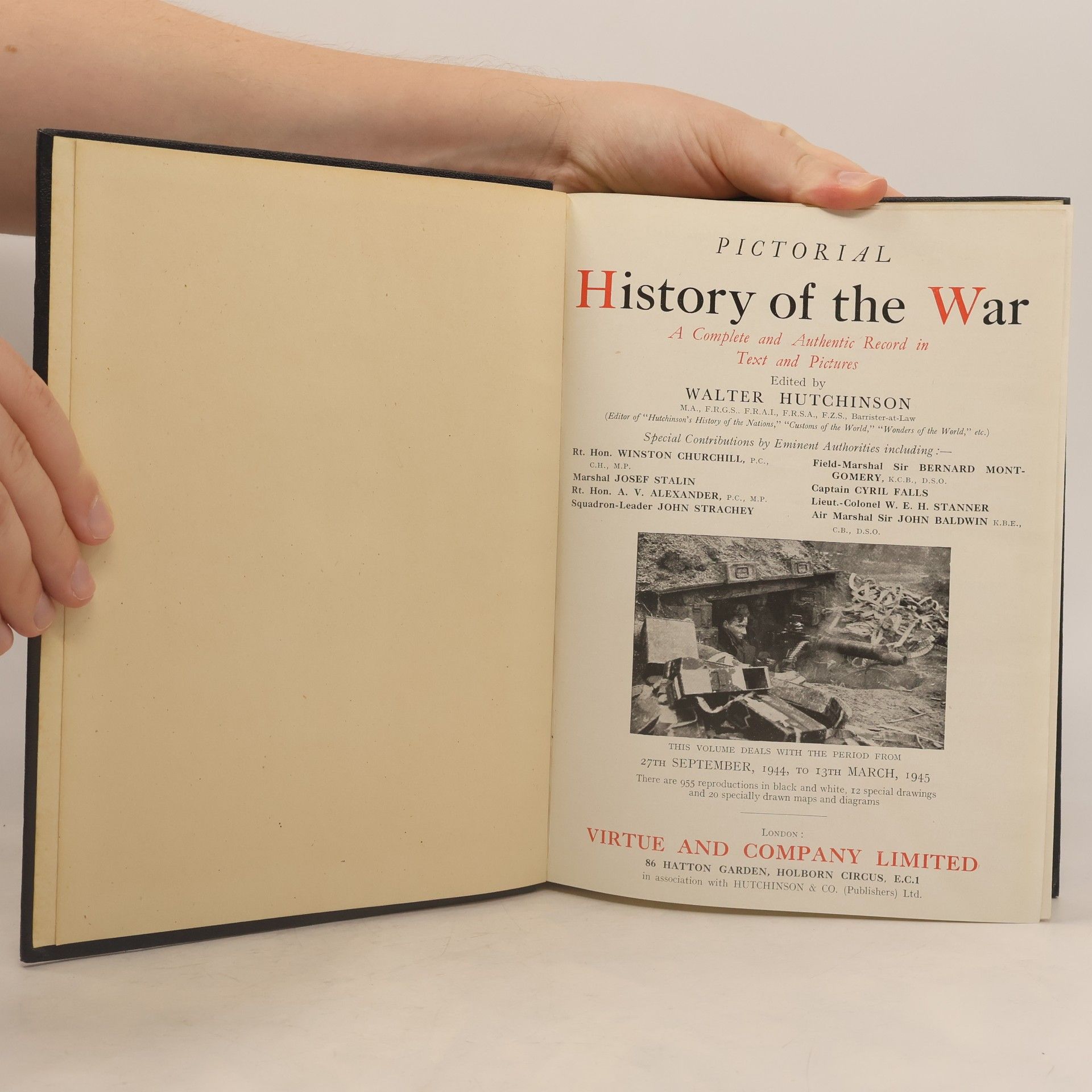 Walter Hutchinson History of the War. Vol. VI