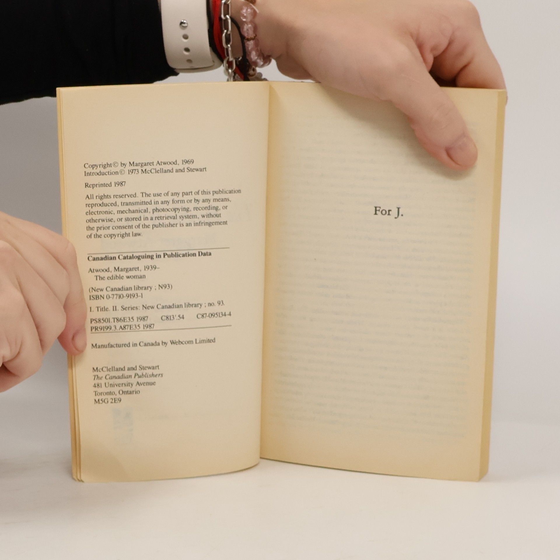 Margaret Atwood New Canadian Library: The Edible Woman