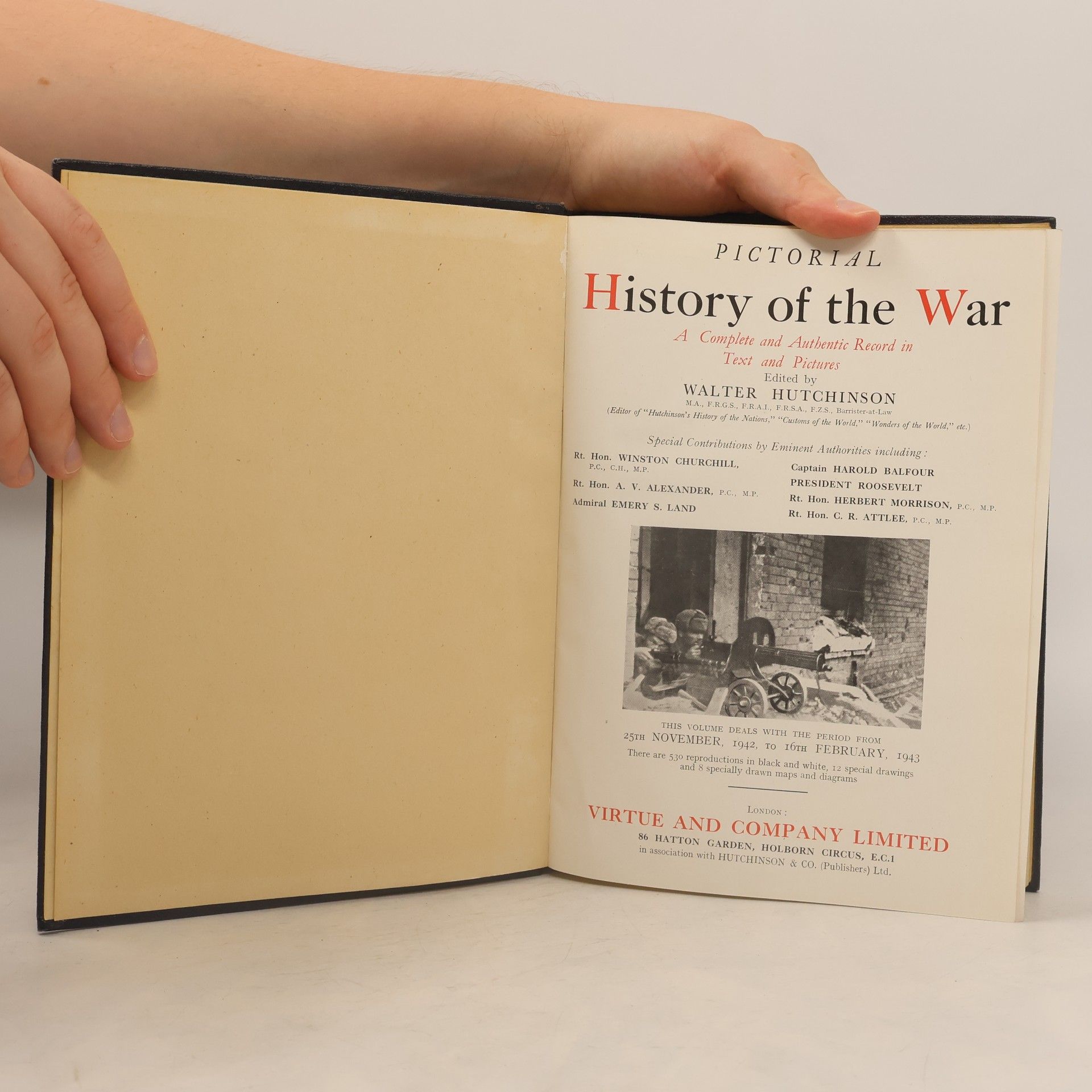 Walter Hutchinson Pictorial History of the War Vol. II
