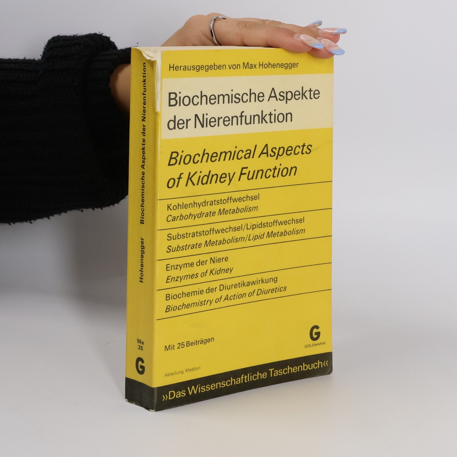 kolektiv Biochemische Aspekte der Nierenfunktion / Biochemical Aspects of Kidney Function