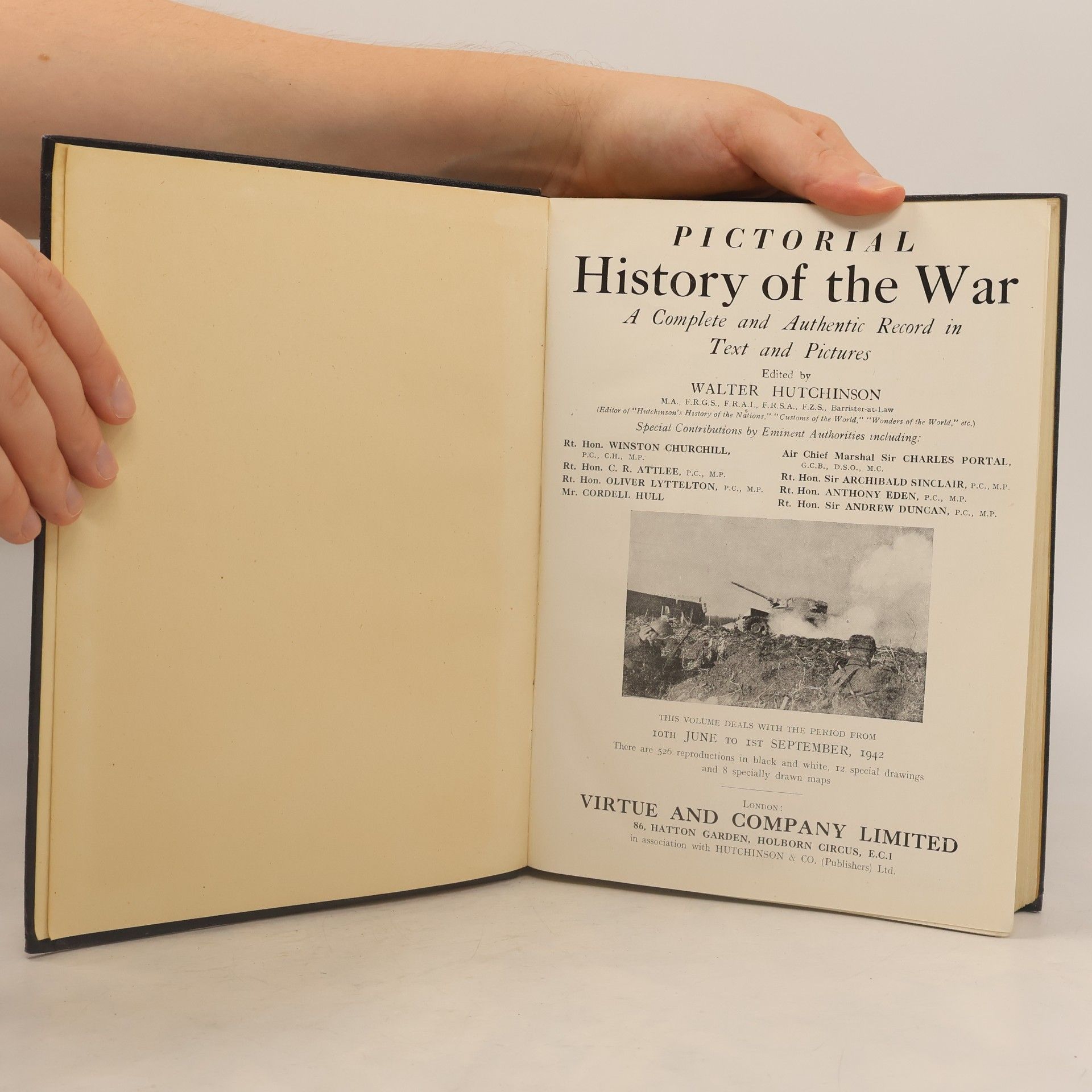 Walter Hutchinson Pictorial History of the War Vol. I